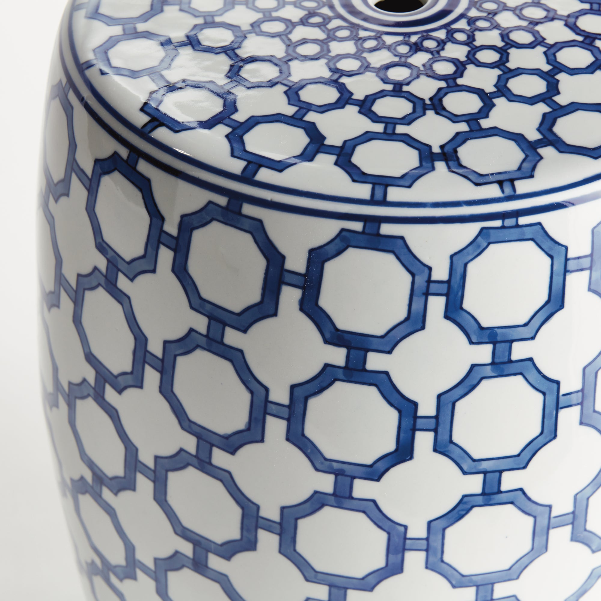 Barclay Butera Dynasty Link Stool - View 4