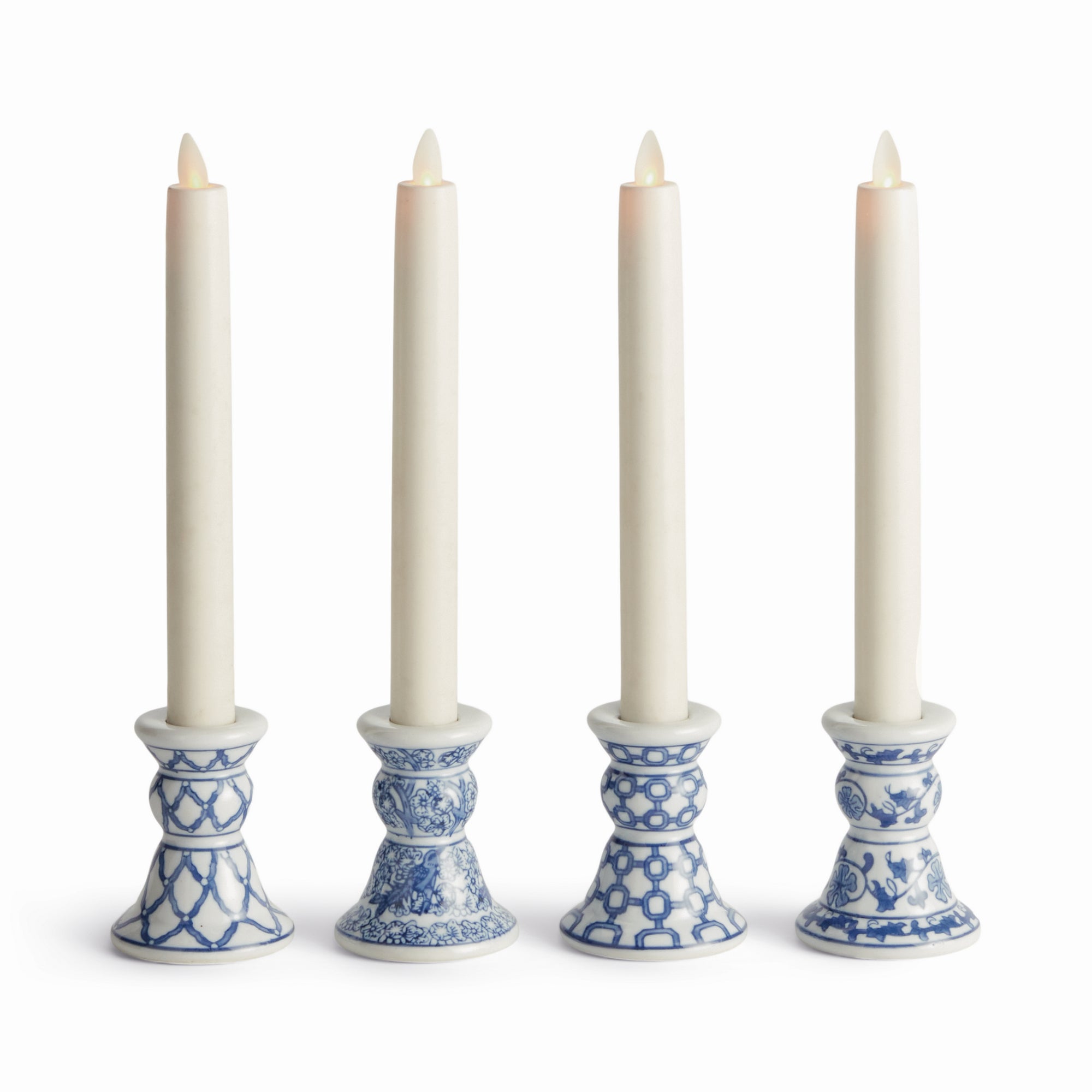 BARCLAY BUTERA DYNASTY MINI TAPER HOLDERS, SET OF 4