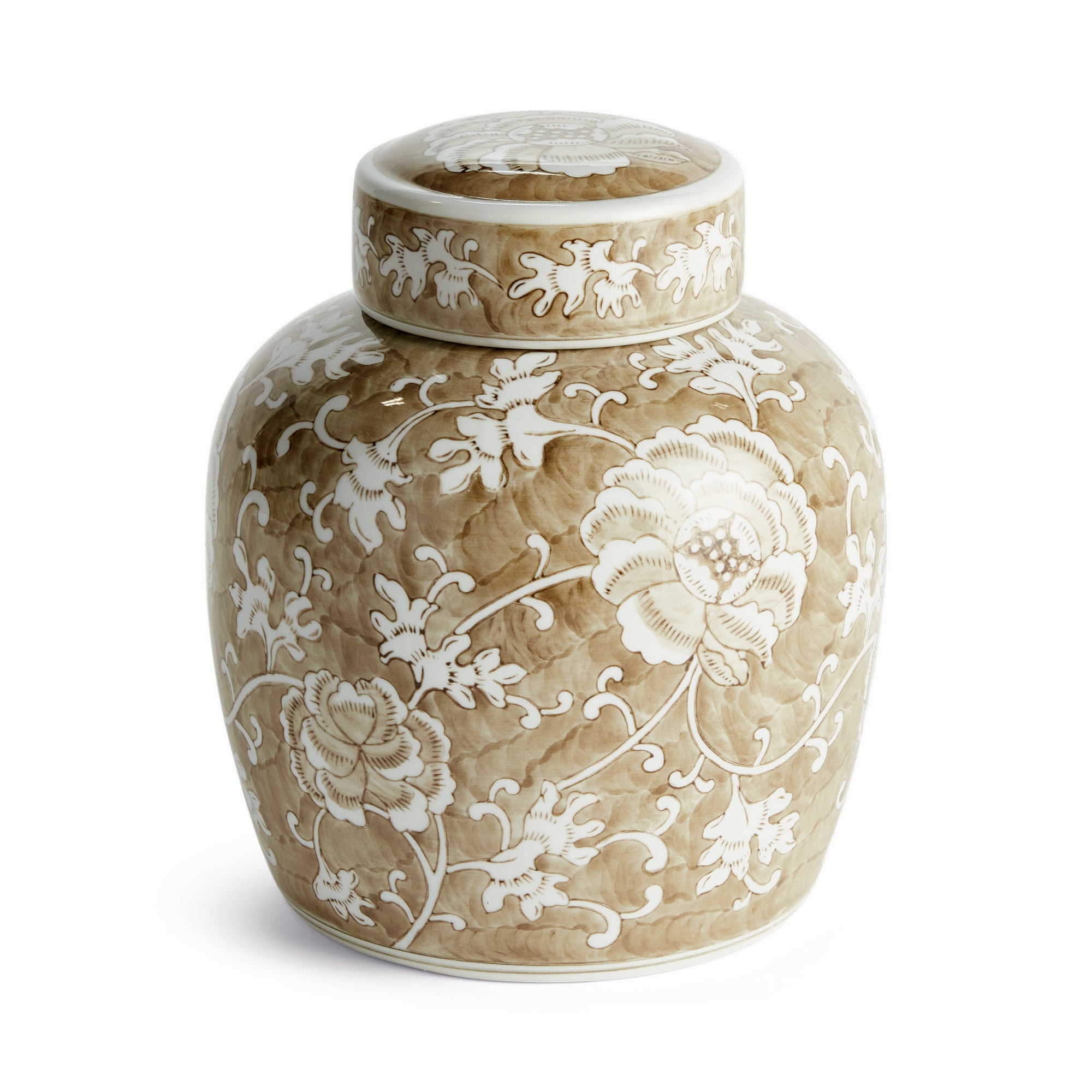 Province Lotus Lidded Jar