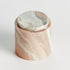 Jaqueline Marble Round Lidded Box Short - View 2
