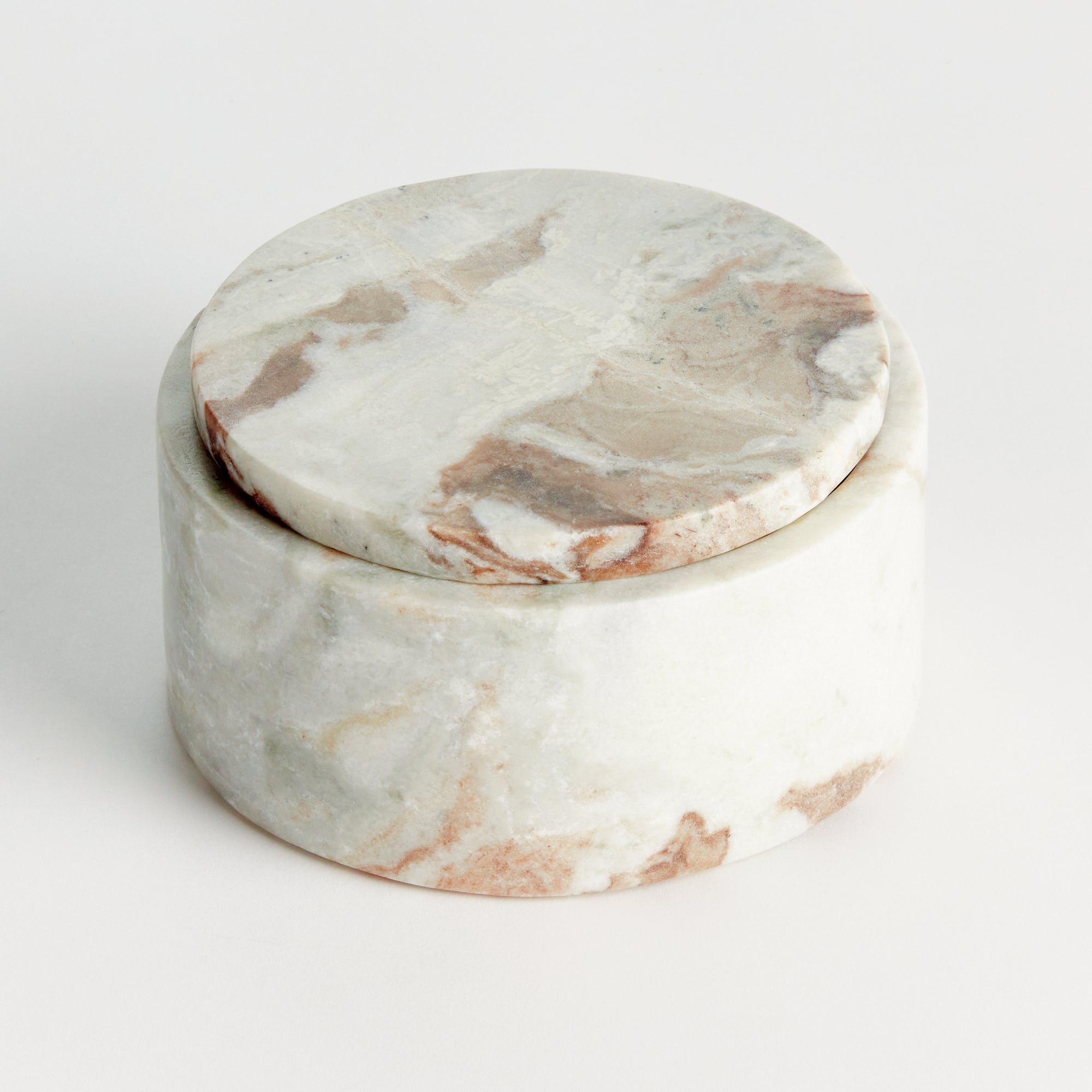 JAQUELINE ROUND LIDDED BOX WIDE - view 2