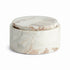 Jaqueline Marble Round Lidded Box Wide