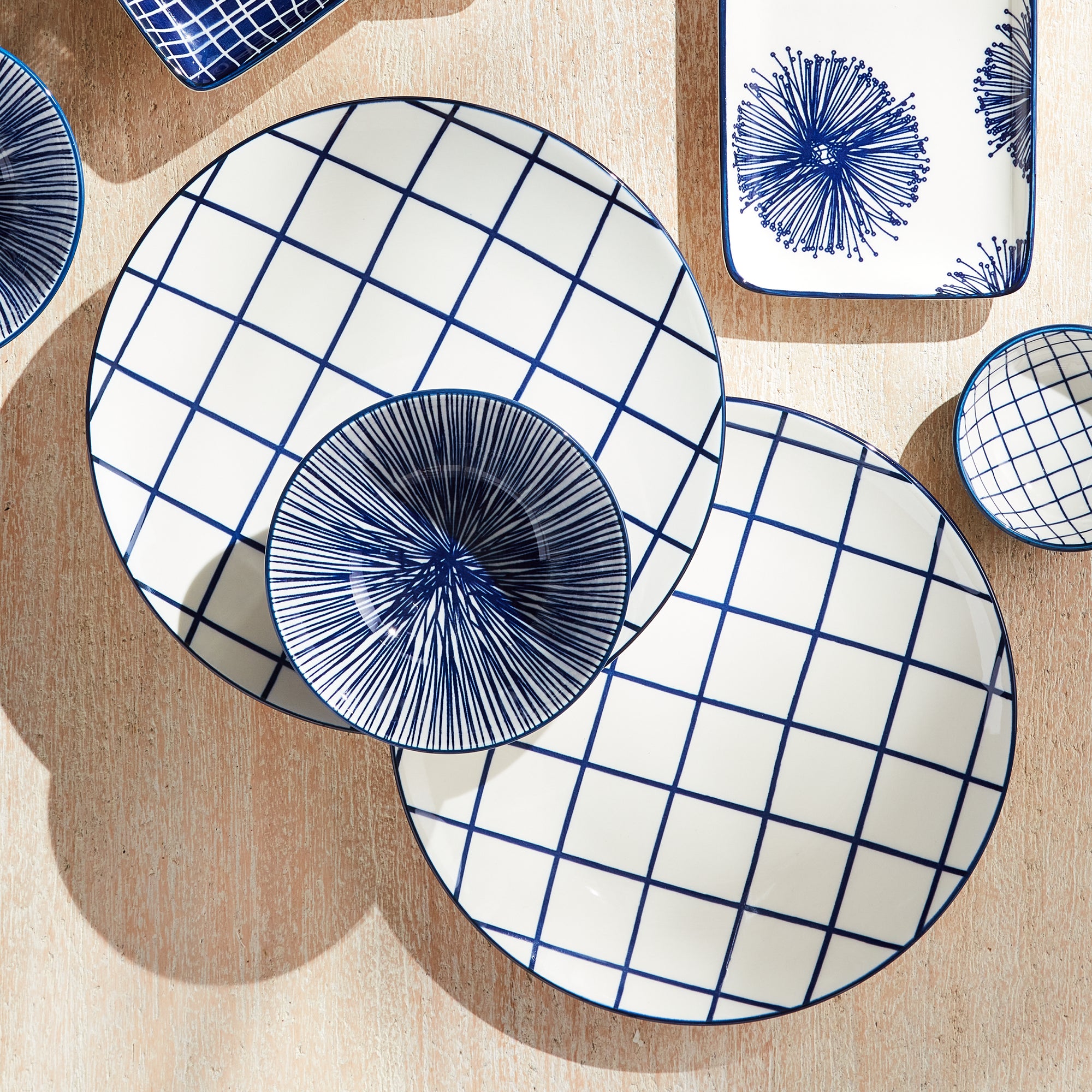 STRIA 8.5" PLATES, SET OF 4 - view 4