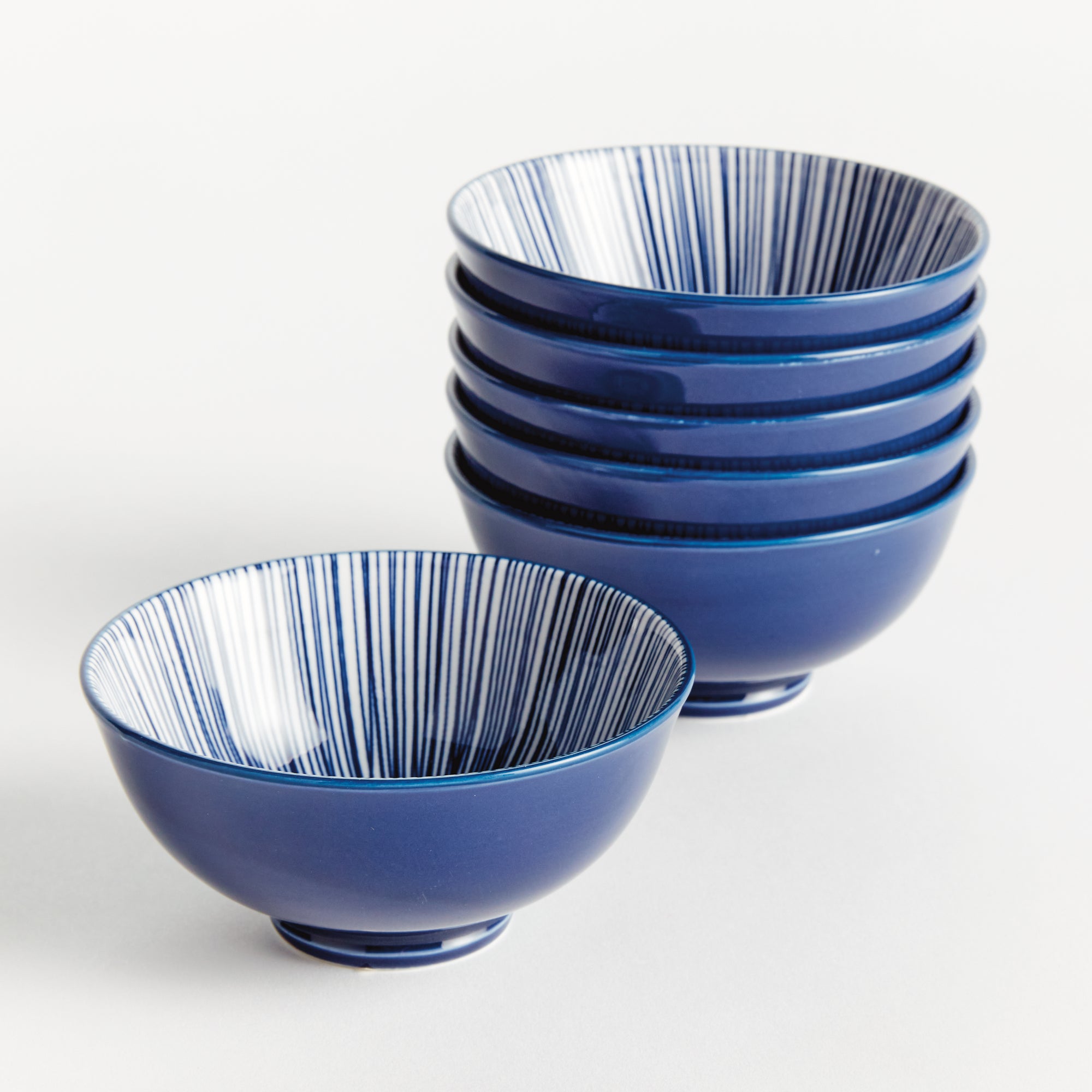 Stria 4.75" Bowls, Set Of 6 - View 4