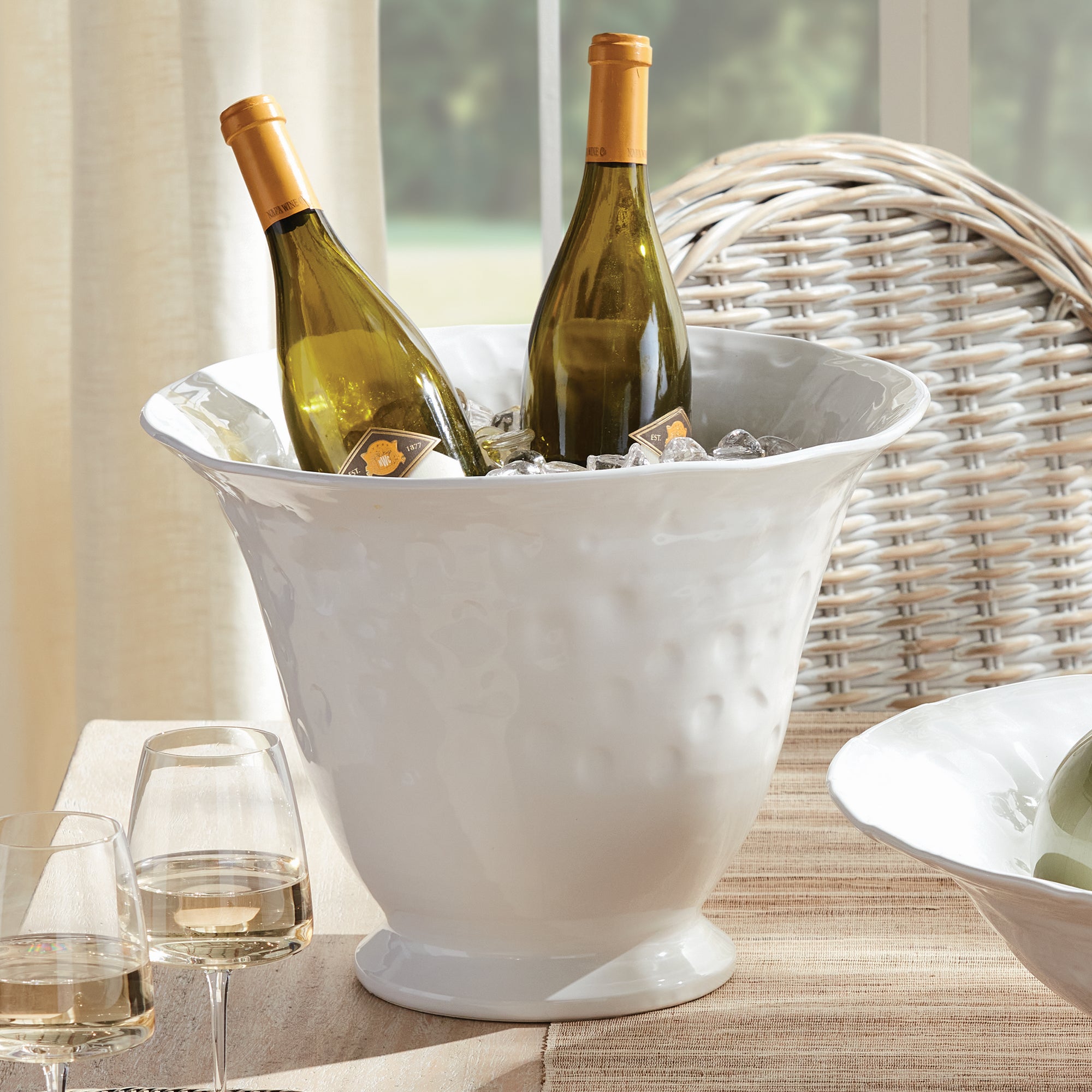 BARCLAY BUTERA SORRENTO DECORATIVE BOWL TALL - view 5