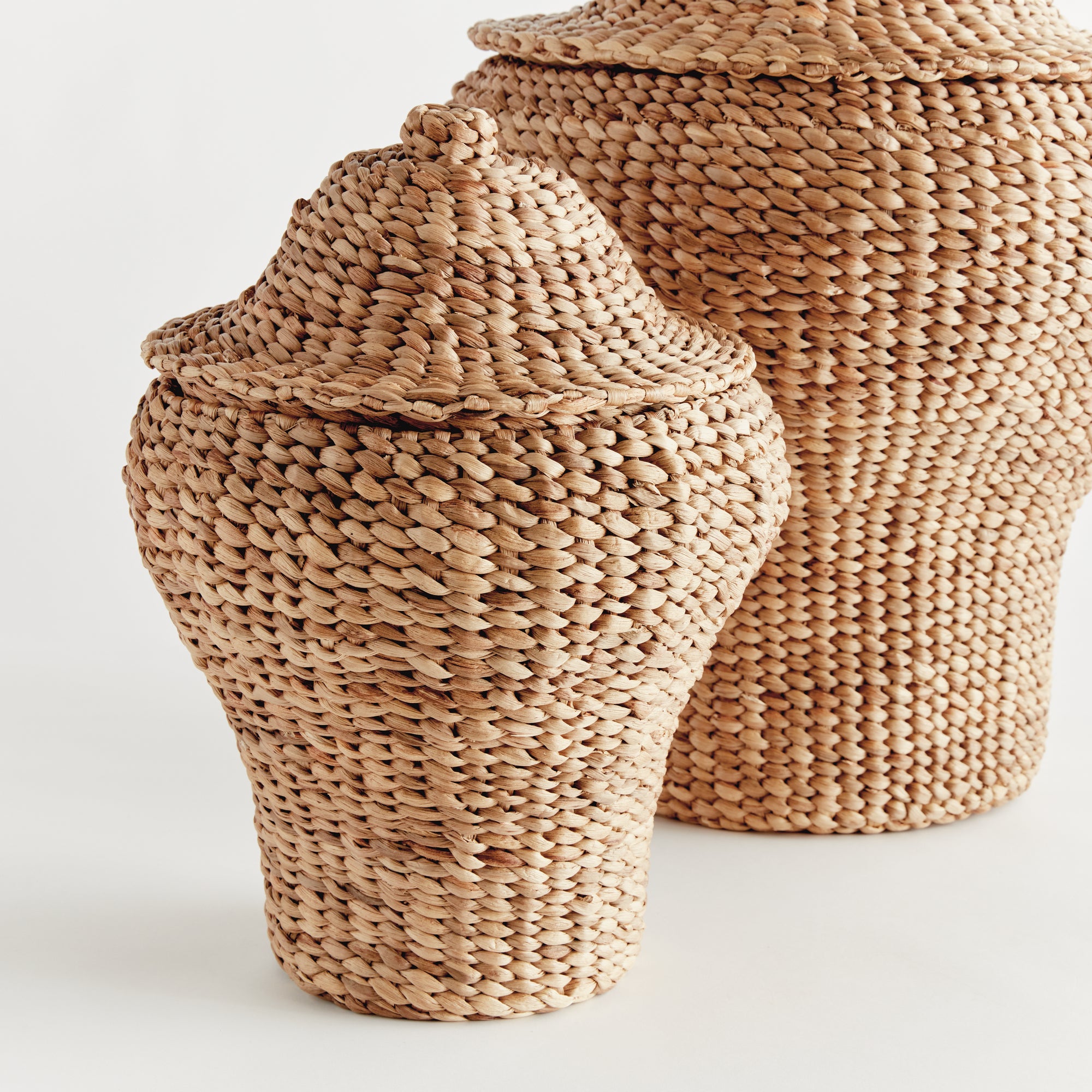 WATER HYACINTH GINGER JARS, SET OF 2 - view 3