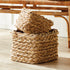 ABACA FRENCH BRAID STORAGE BASKETS SQUARE, SET OF 2 - view 5