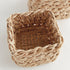 ABACA FRENCH BRAID STORAGE BASKETS SQUARE, SET OF 2 - view 3