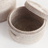 Burma Rattan Round Lidded Boxes, Set Of 2 - View 3