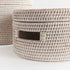 Burma Rattan Round Lidded Boxes, Set Of 2 - View 4