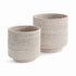Burma Rattan Cachepots Large, Set Of 2