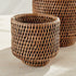 BURMA RATTAN CACHEPOTS SMALL, SET OF 2 - view 6