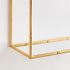 DAPHNE MIRRORED WALL SHELVES, SET OF 3 - view 2