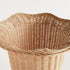 Myra Rattan Scalloped Edge Footed Urn - View 4