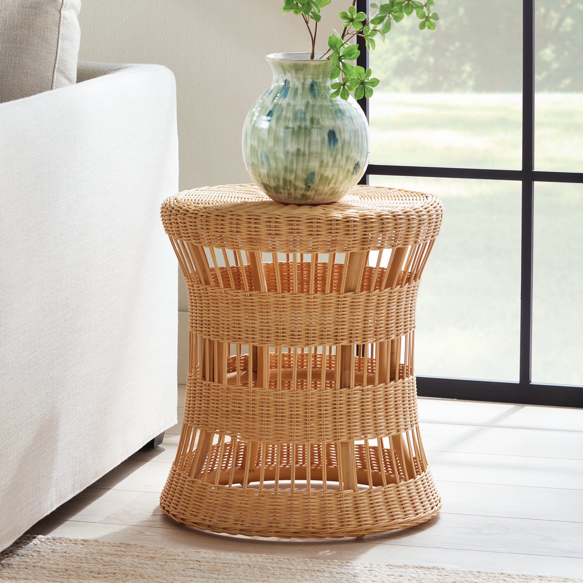 ASHTON RATTAN SIDE TABLE - view 5