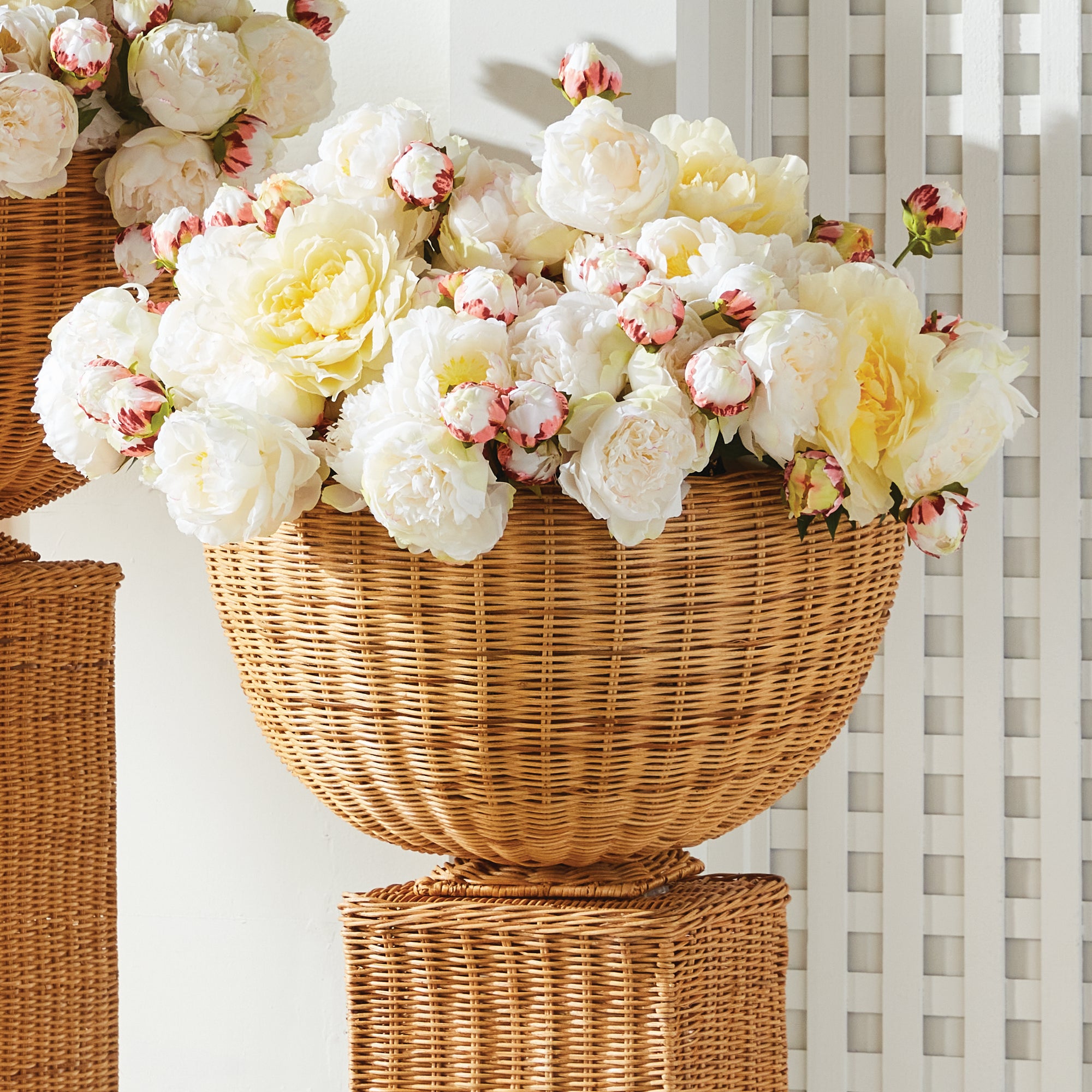 Charleston Rattan Footed Bowl - View 4