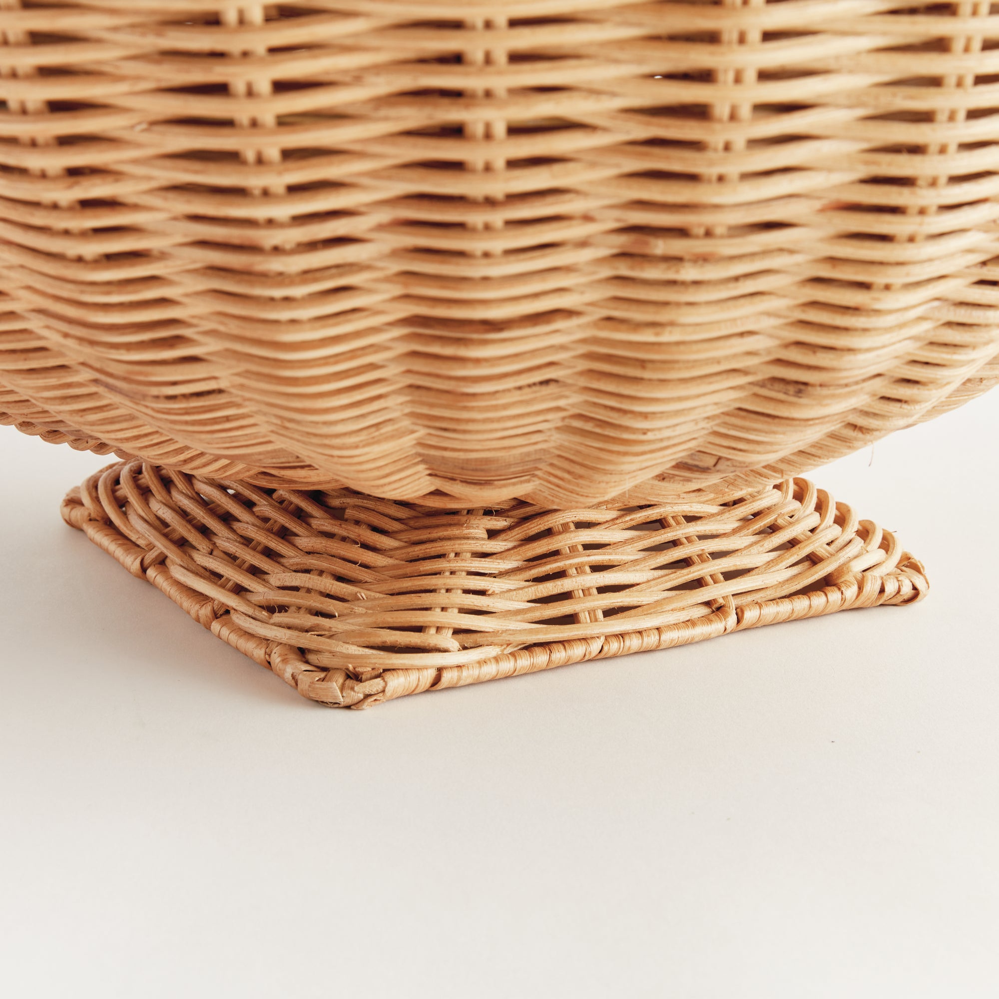 Charleston Rattan Footed Bowl - View 3