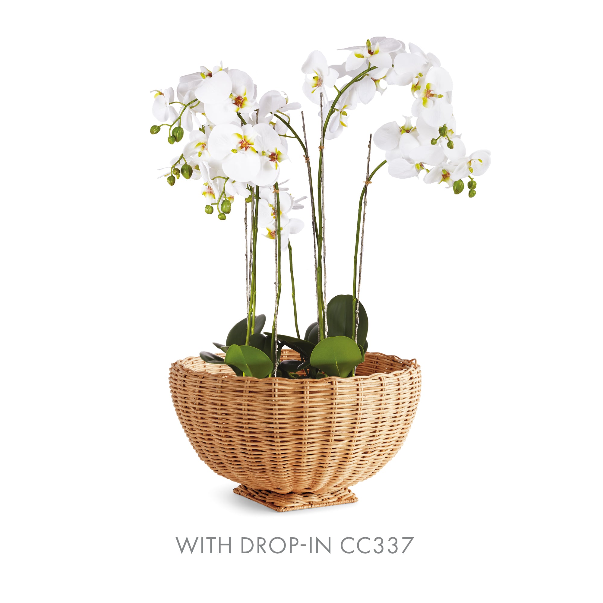 Charleston Rattan Footed Bowl Small - View 4