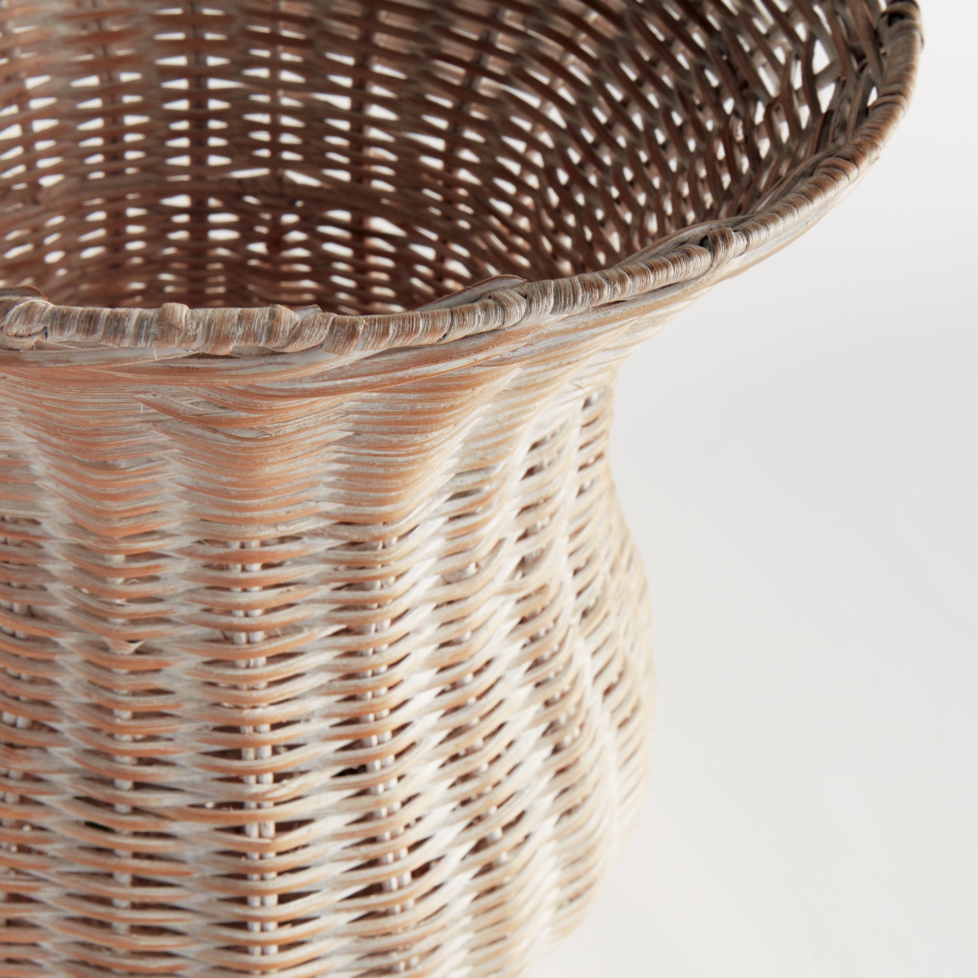 Chesapeake Rattan Footed Urn Tall - View 4