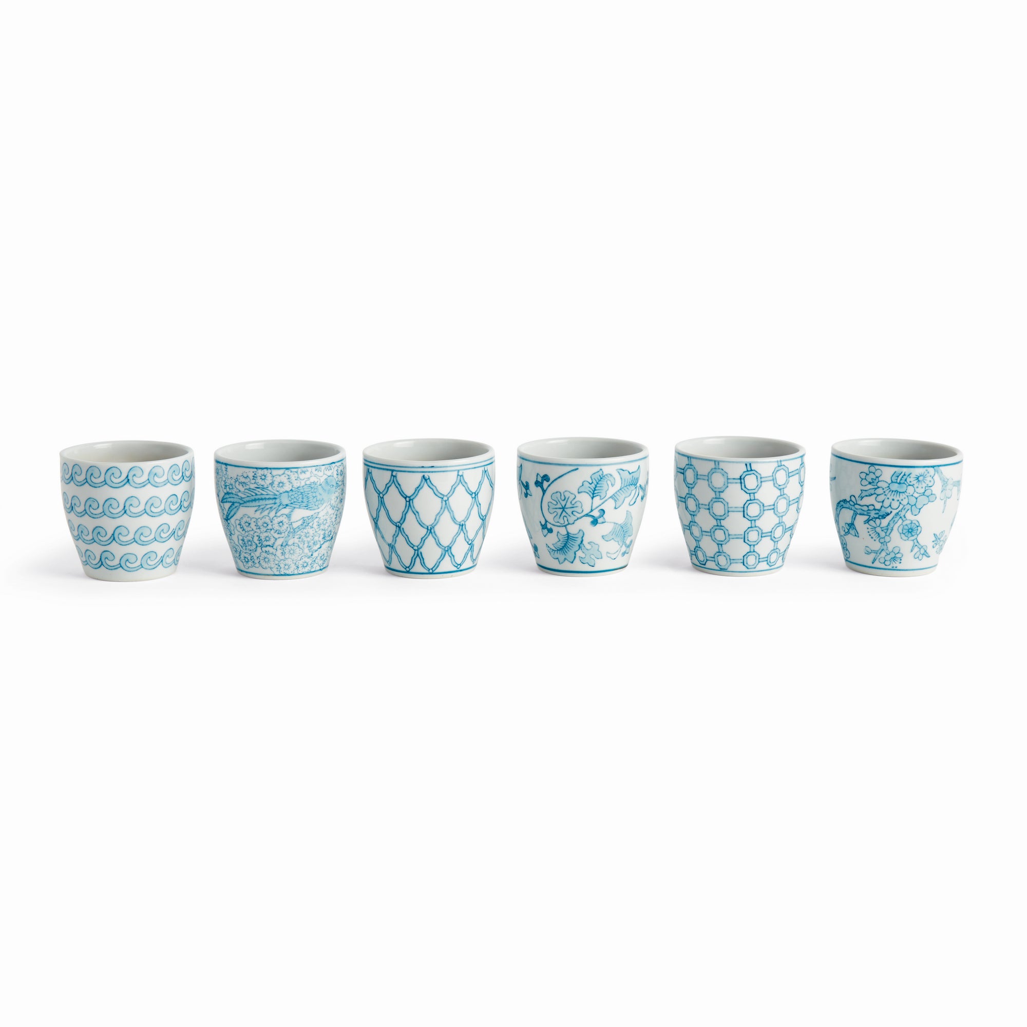 Monarch Mini Flower Pots, Set Of 6