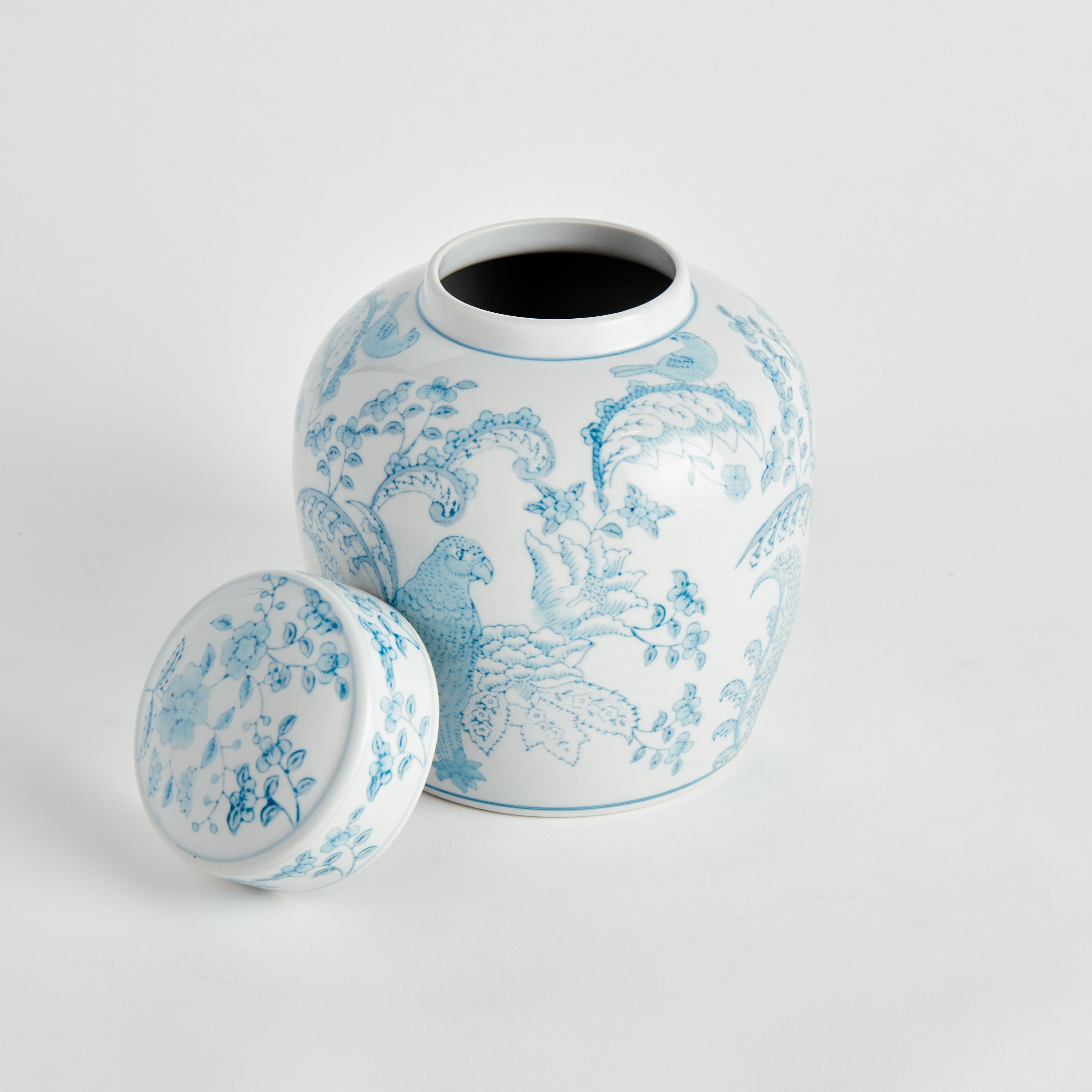 Monarch Parrot Lidded Jar - View 4