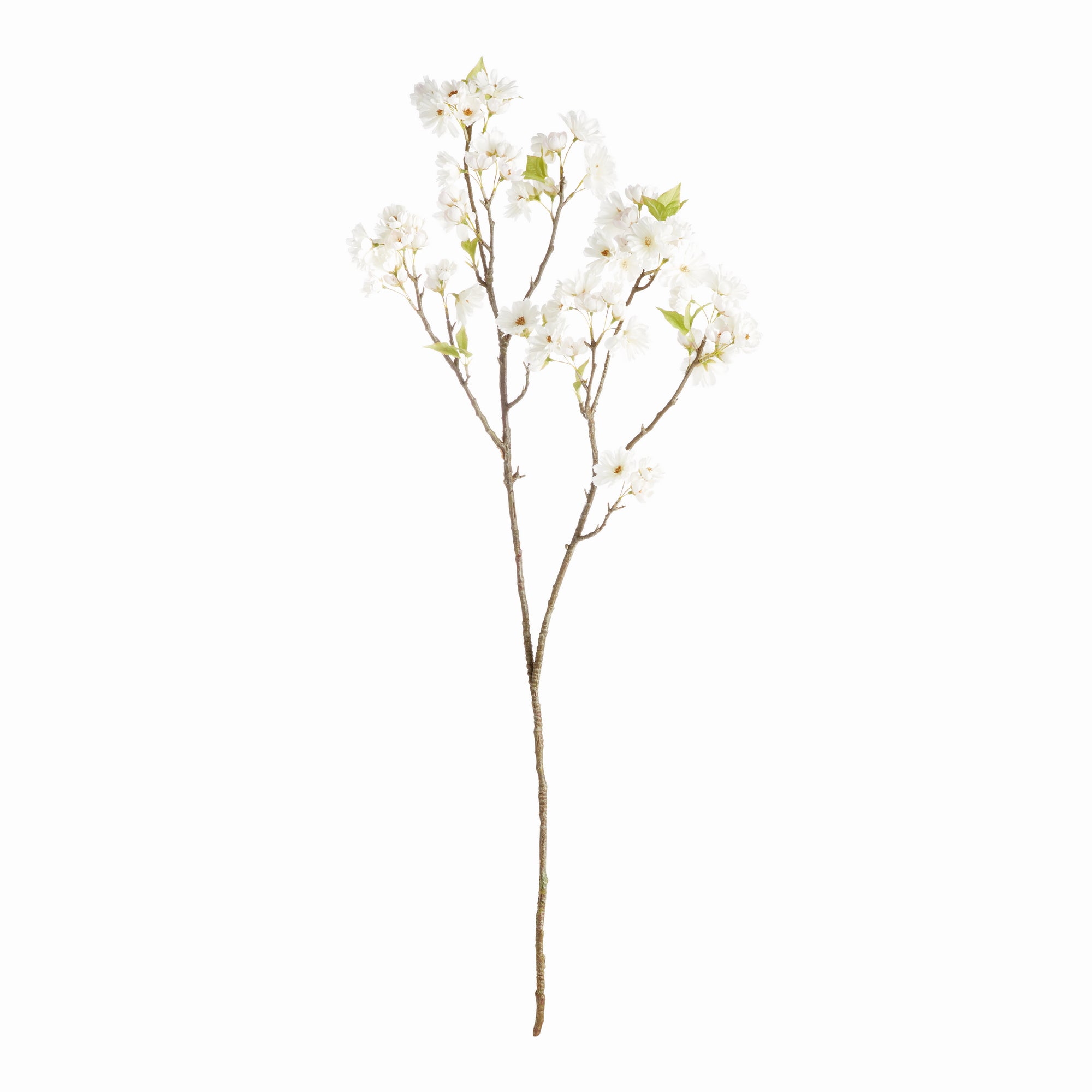Double Cherry Blossom Branches 46", Set Of 2