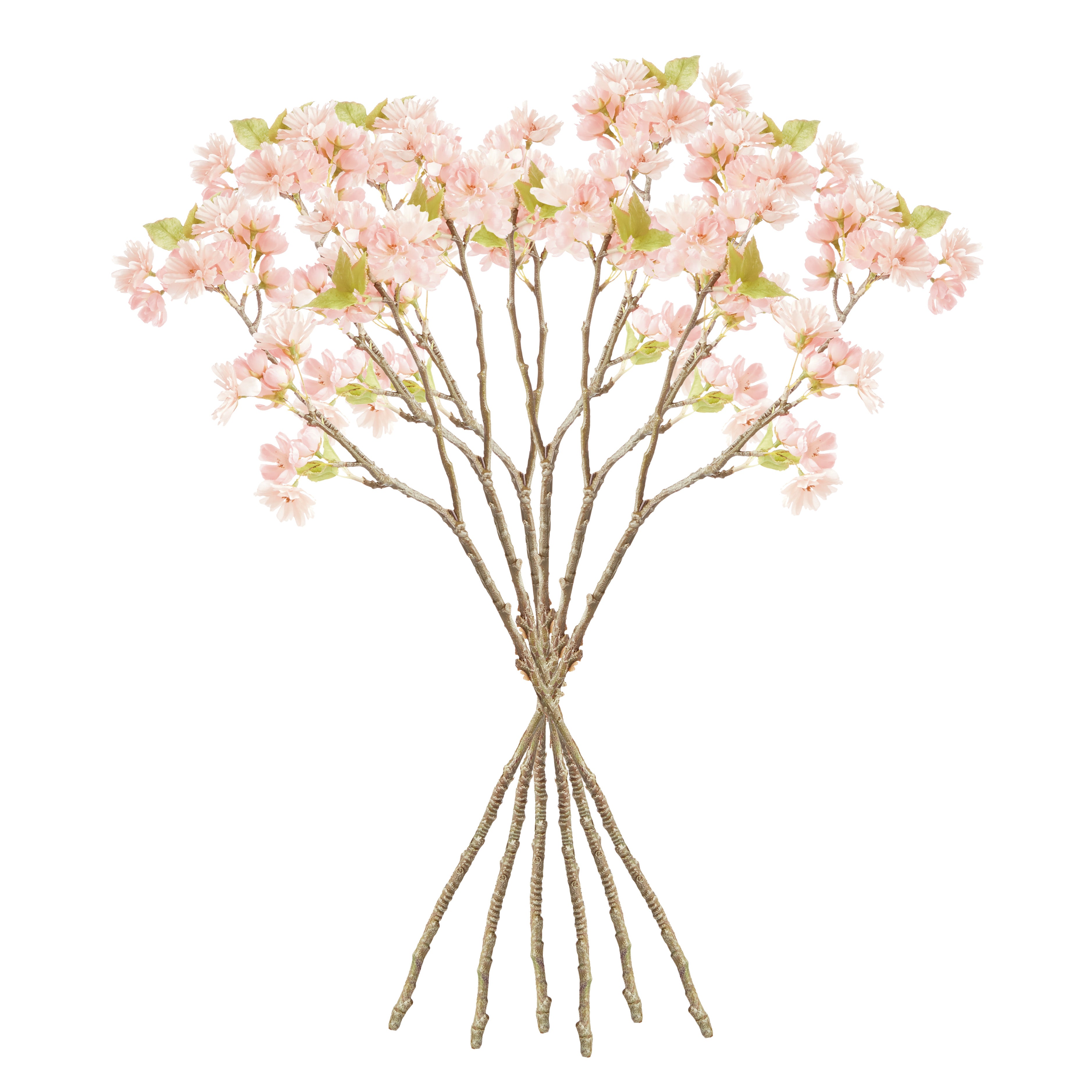 Double Cherry Blossom Stems 28", Set Of 6 - View 3