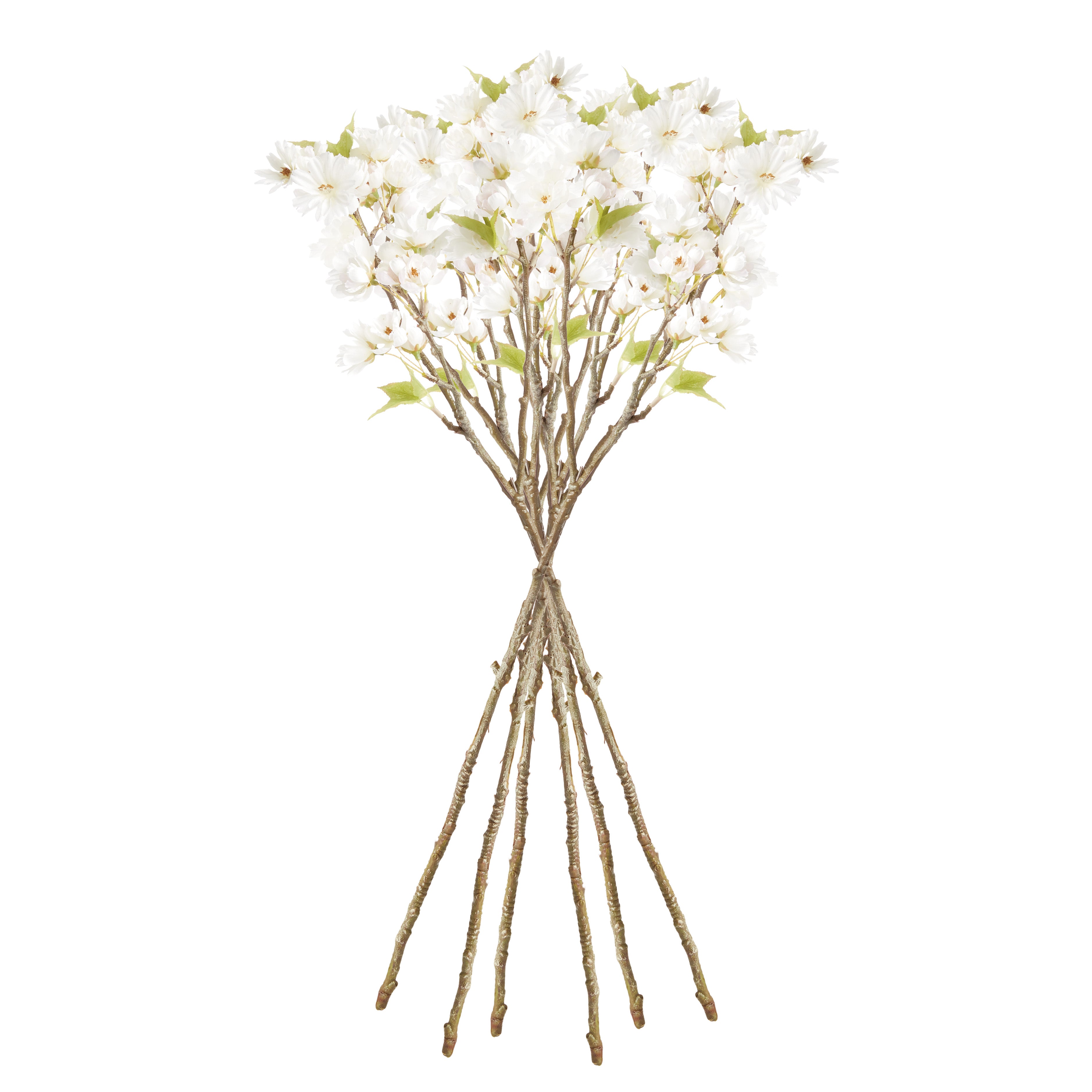 Double Cherry Blossom Stems 28", Set Of 6 - View 4