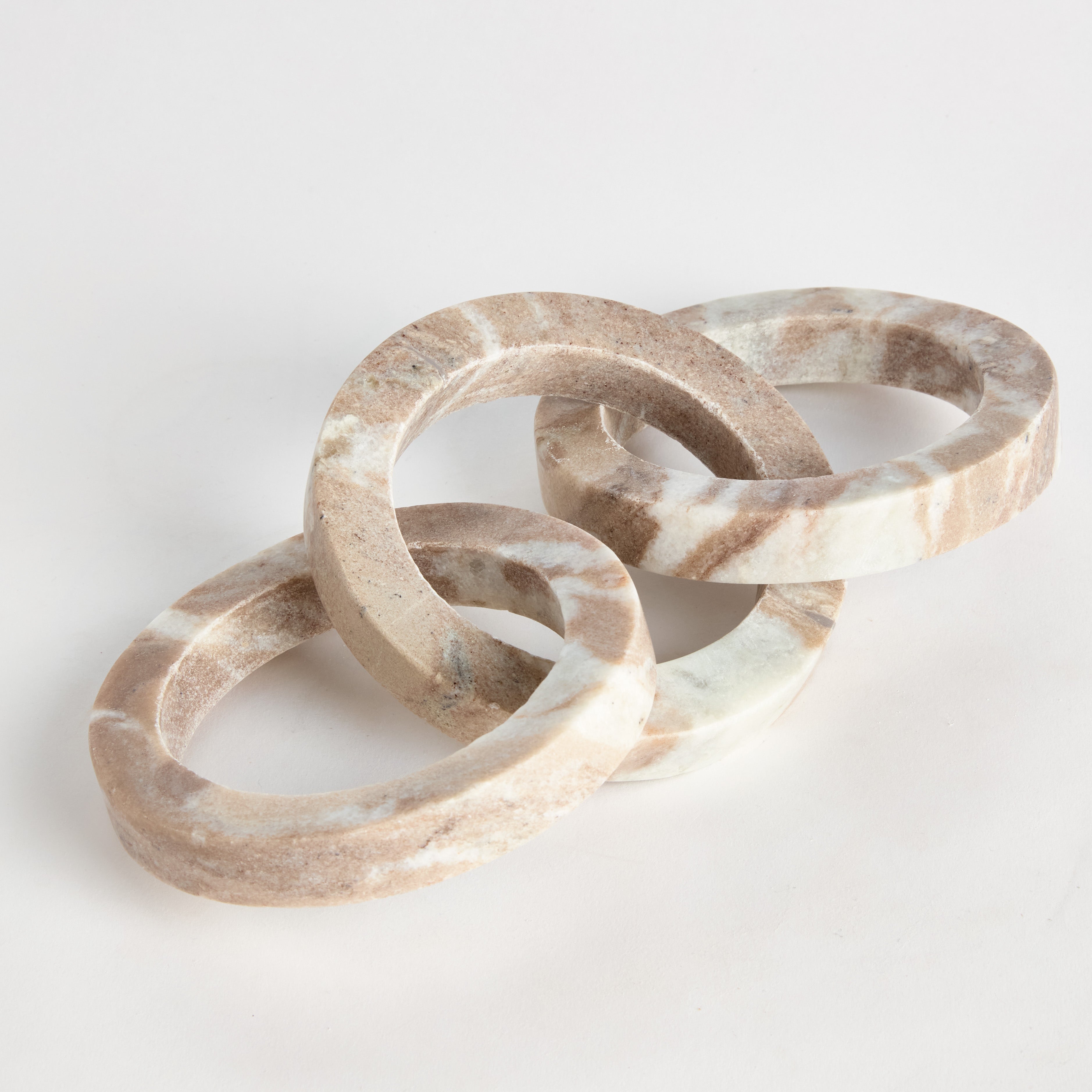 Janelle Marble Link Sculpture - View 2