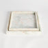 JOHANNA SQUARE MARBLE TRAYS LARGE, SET OF 2 - view 4