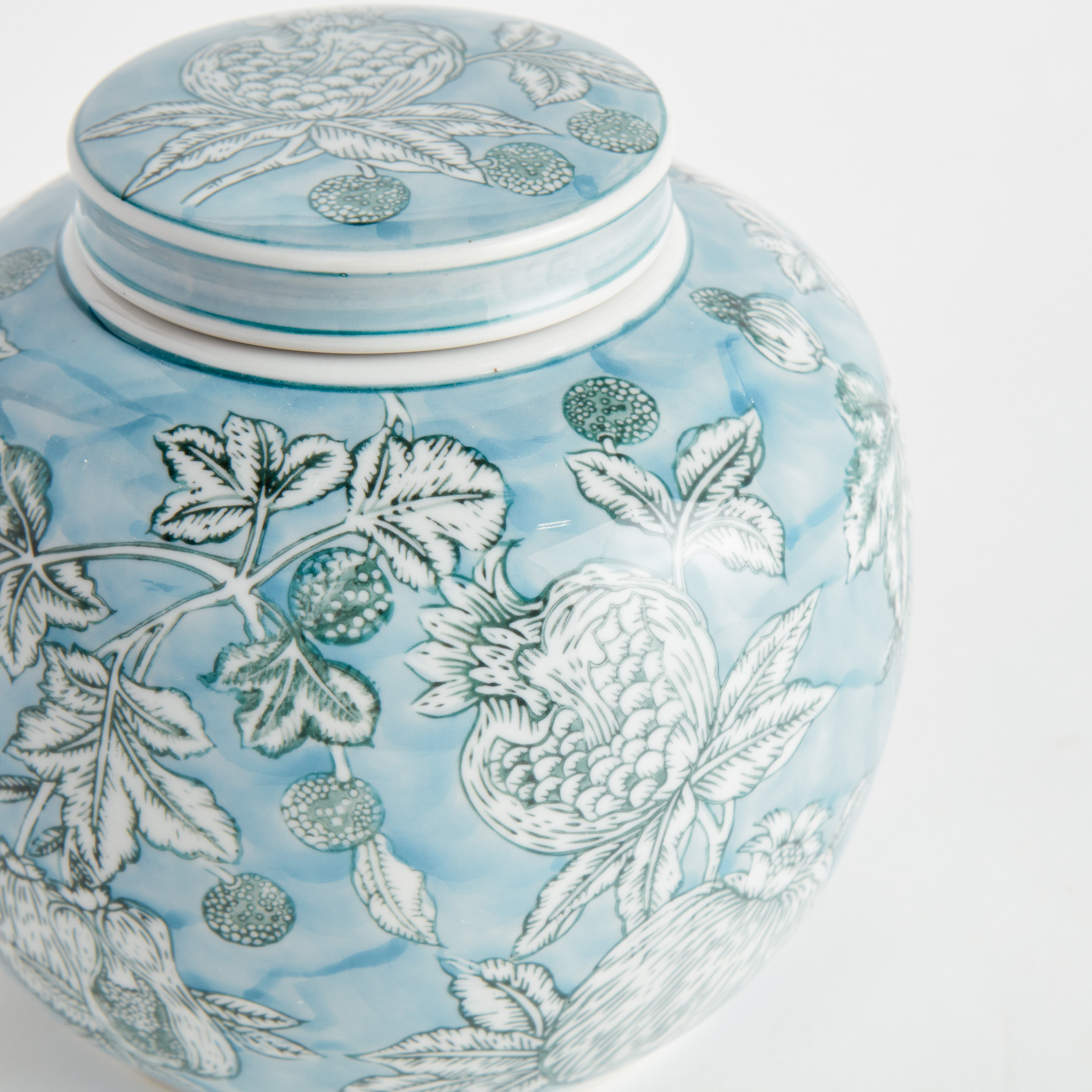 POMEGRANATE SKETCH LIDDED JAR - view 2