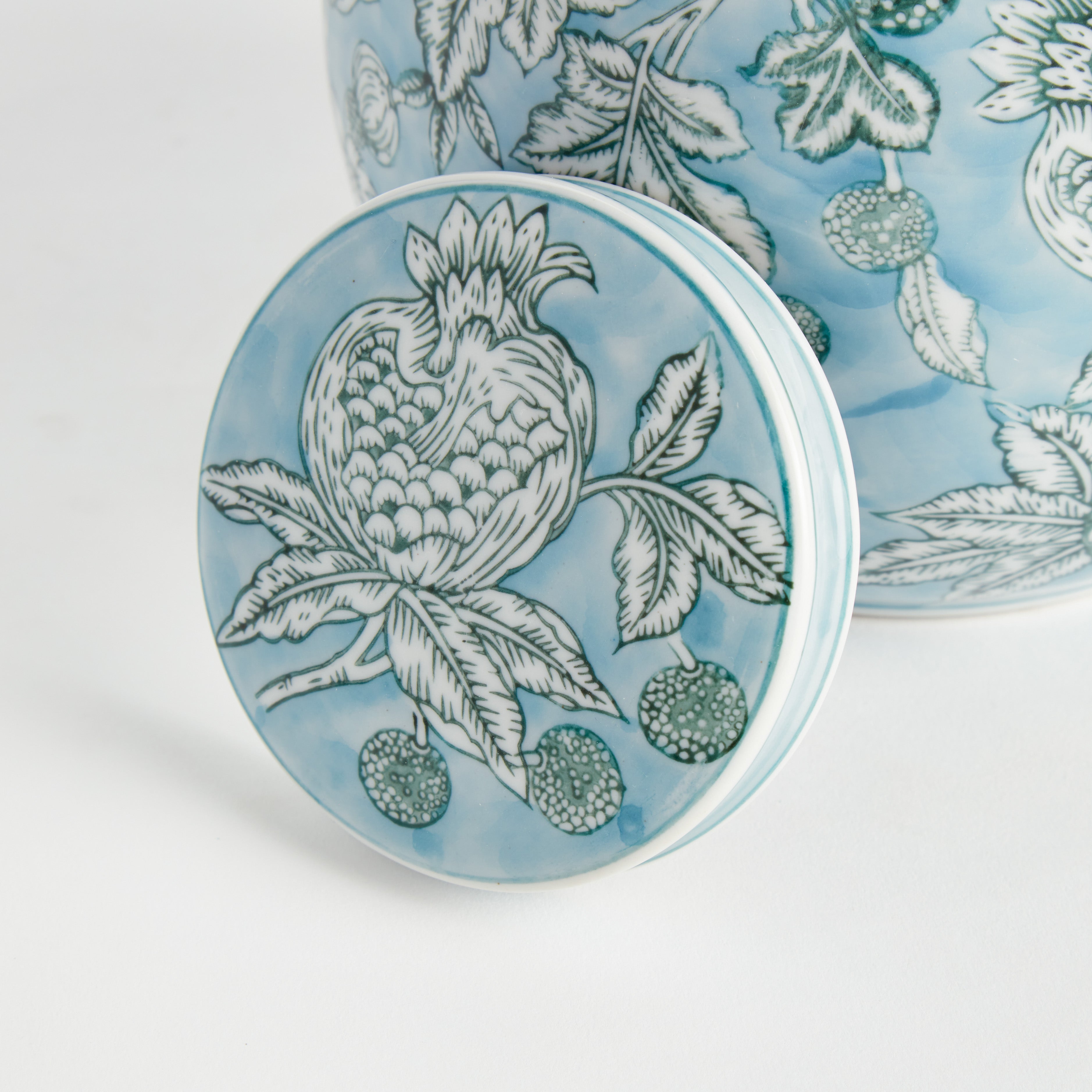 POMEGRANATE SKETCH LIDDED JAR - view 3