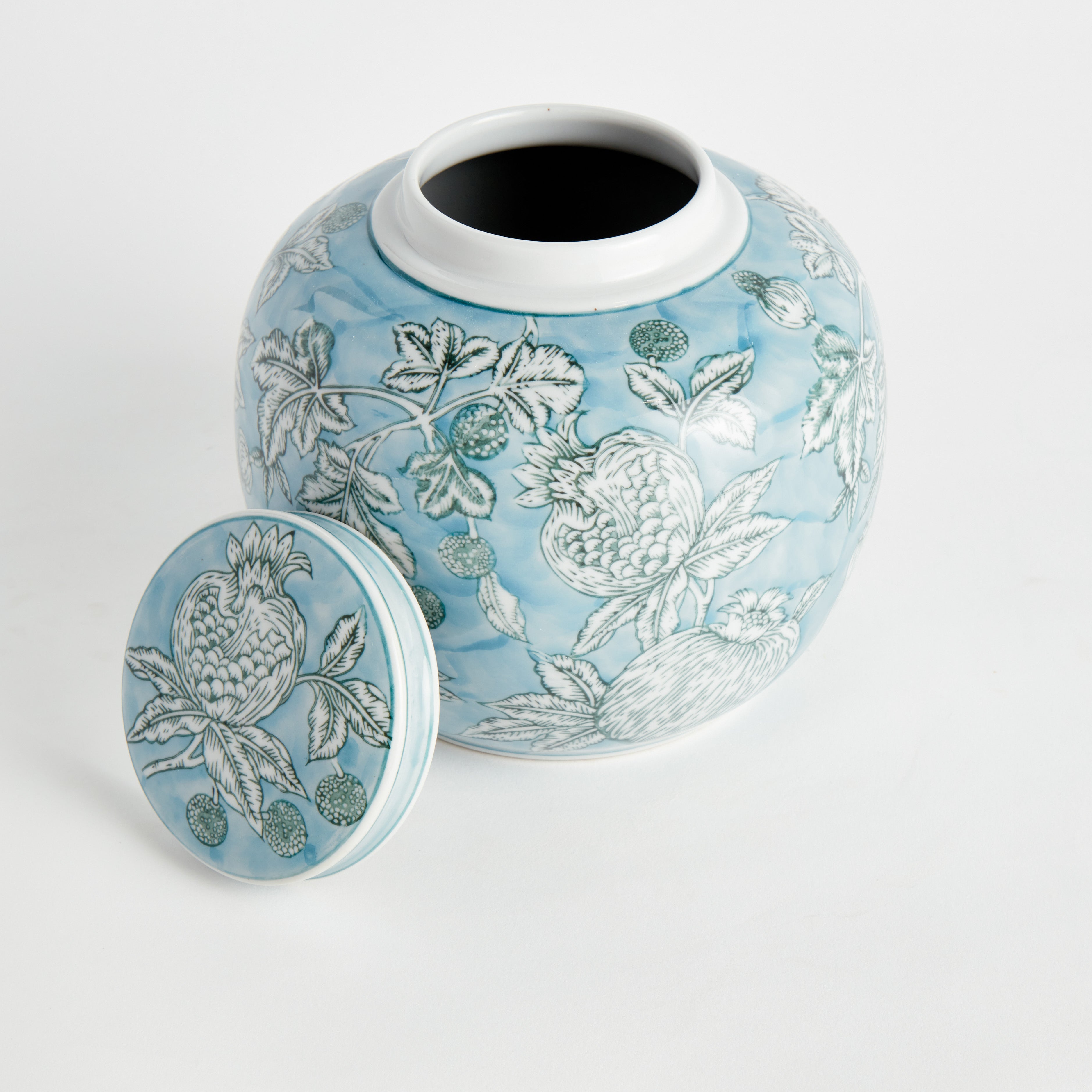 POMEGRANATE SKETCH LIDDED JAR - view 4