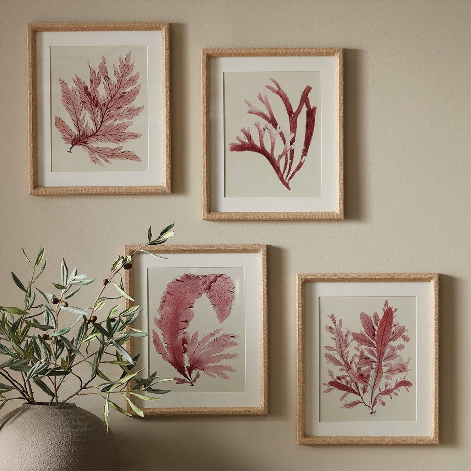WATERCOLOR SEAWEED PRINTS, SET OF 4 - view 2