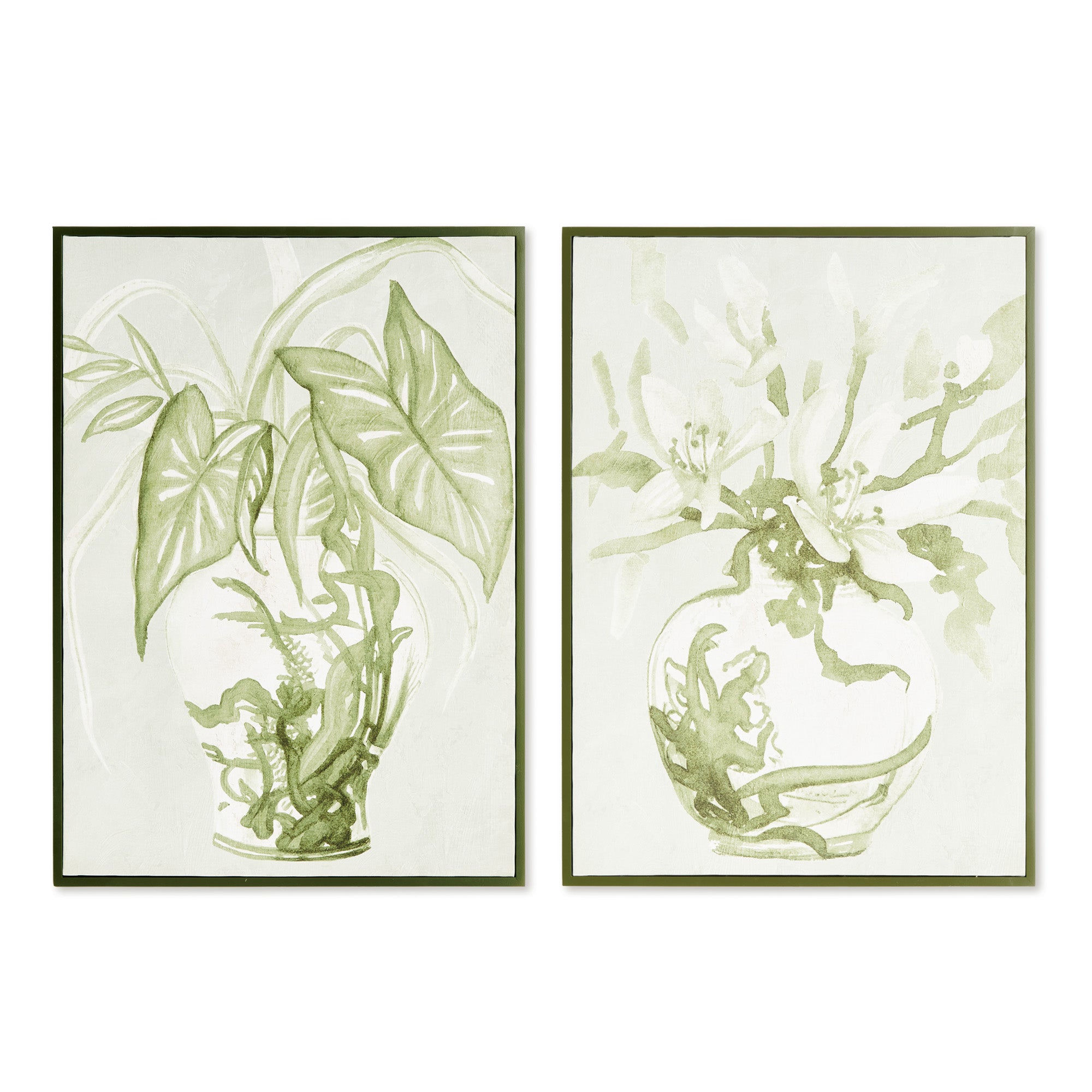 Greenery In Chinoiserie Giclees St/2