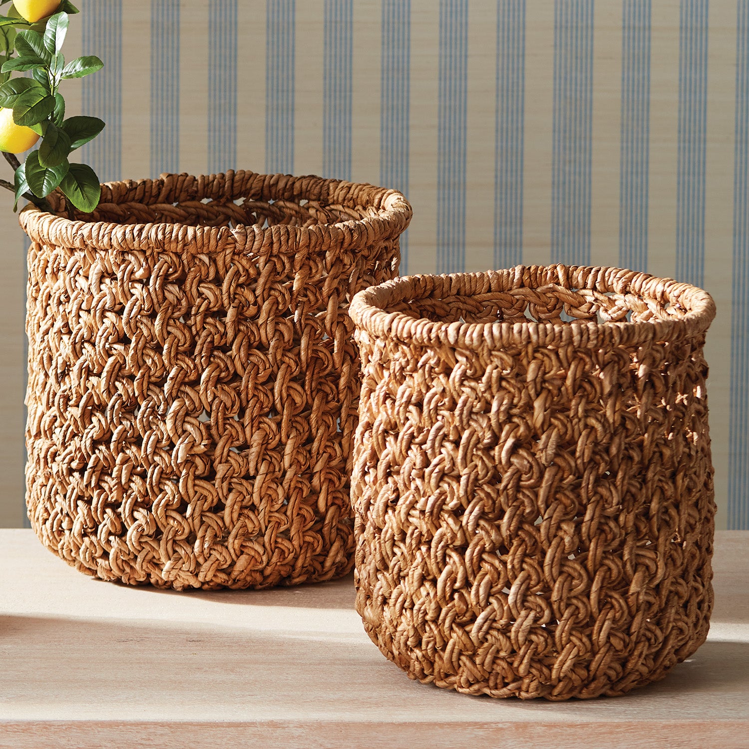 BRIDGET BANANA LEAF BASKETS, SET OF 2 - view 2