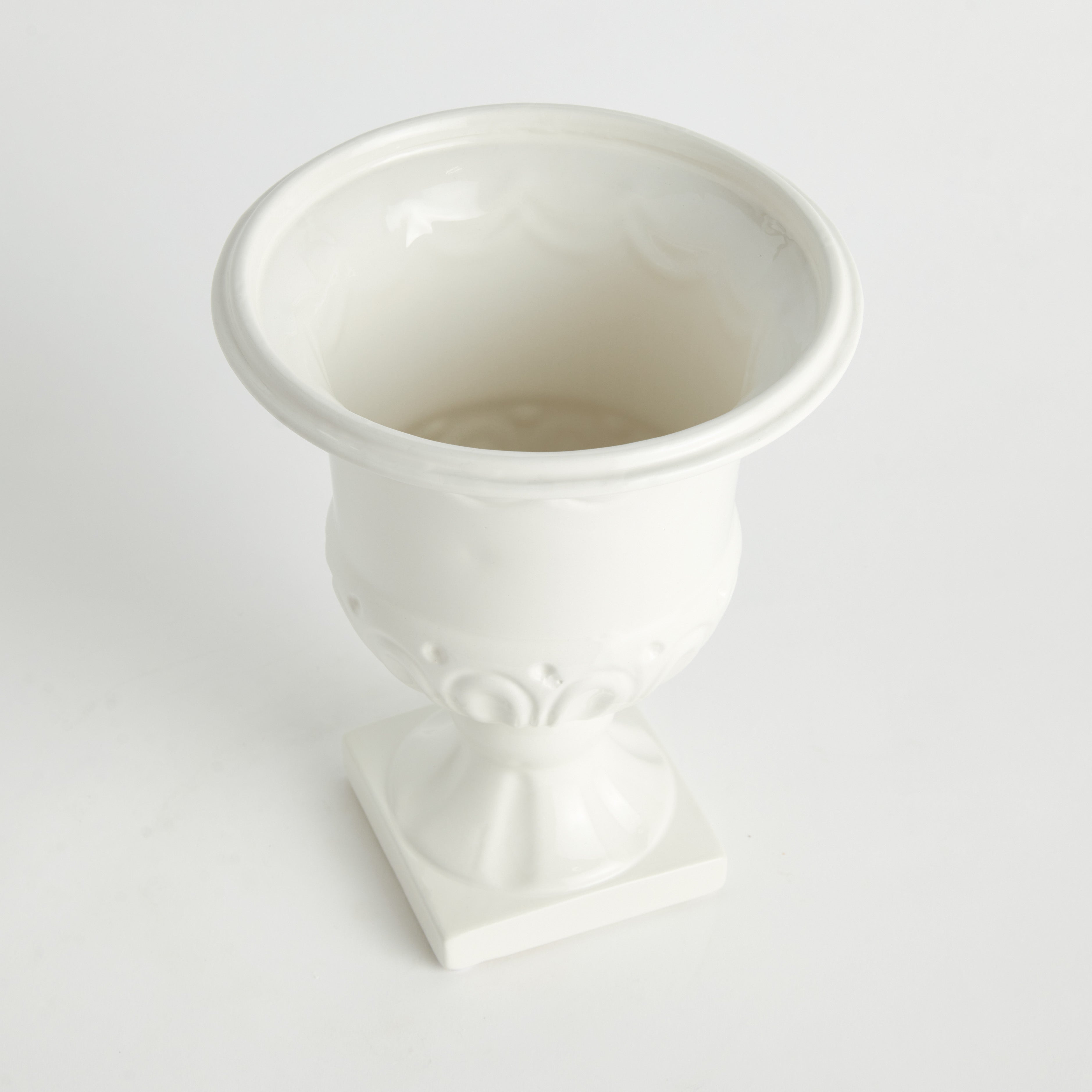 Liana Decorative Pedestal Urn Small - View 3