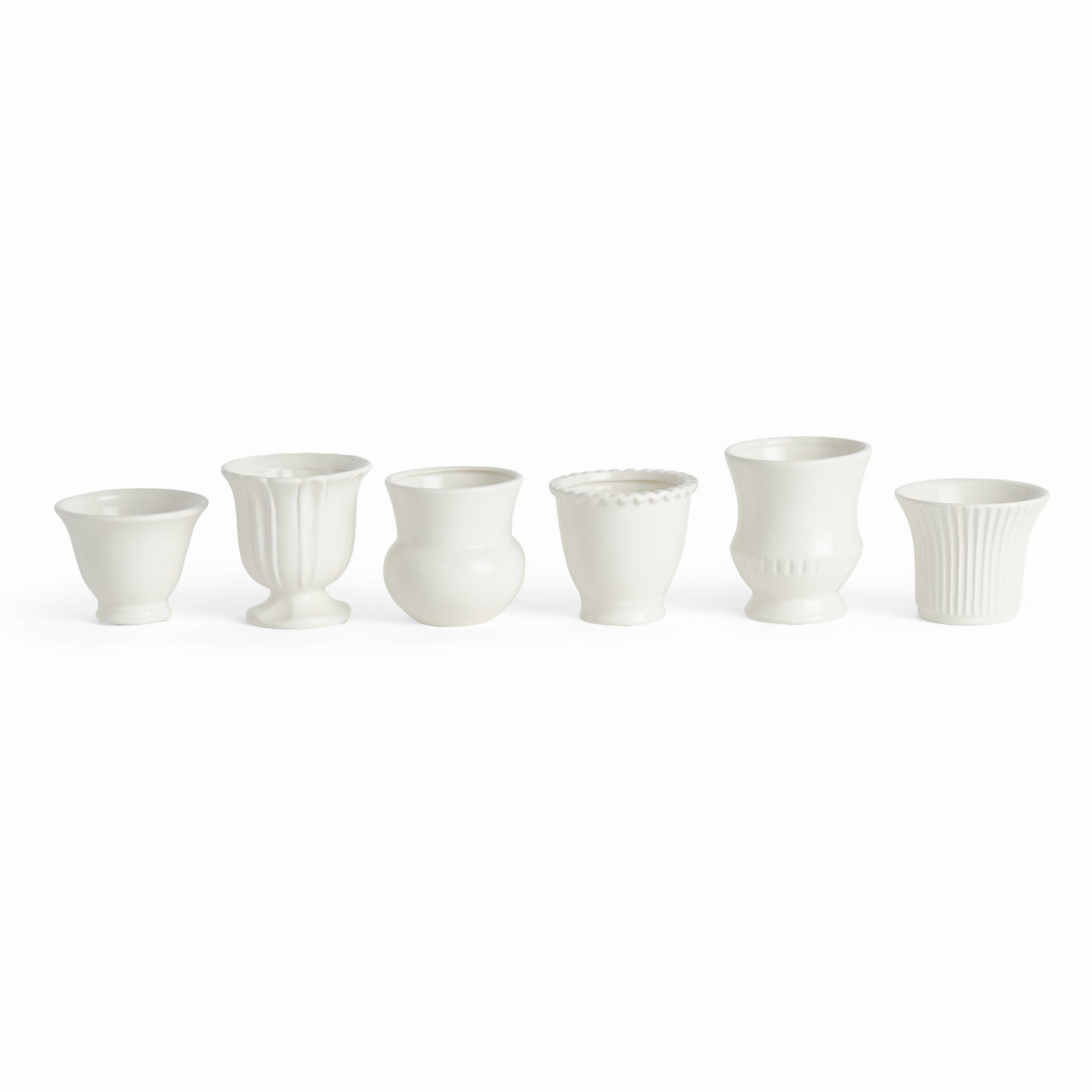 Senora Mini Cachepots, Set Of 6