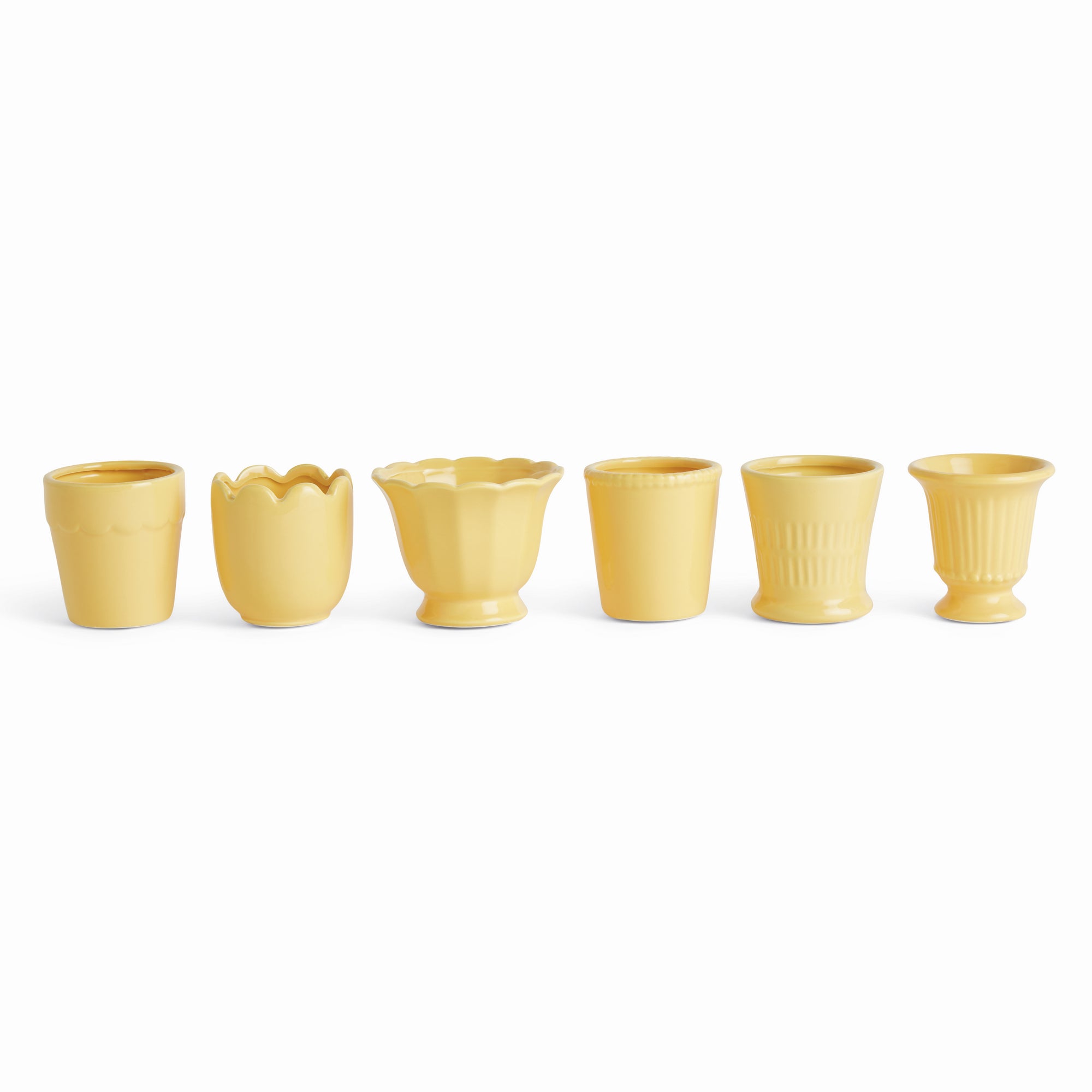 Mirabelle Mini Cachepots, Set Of 6