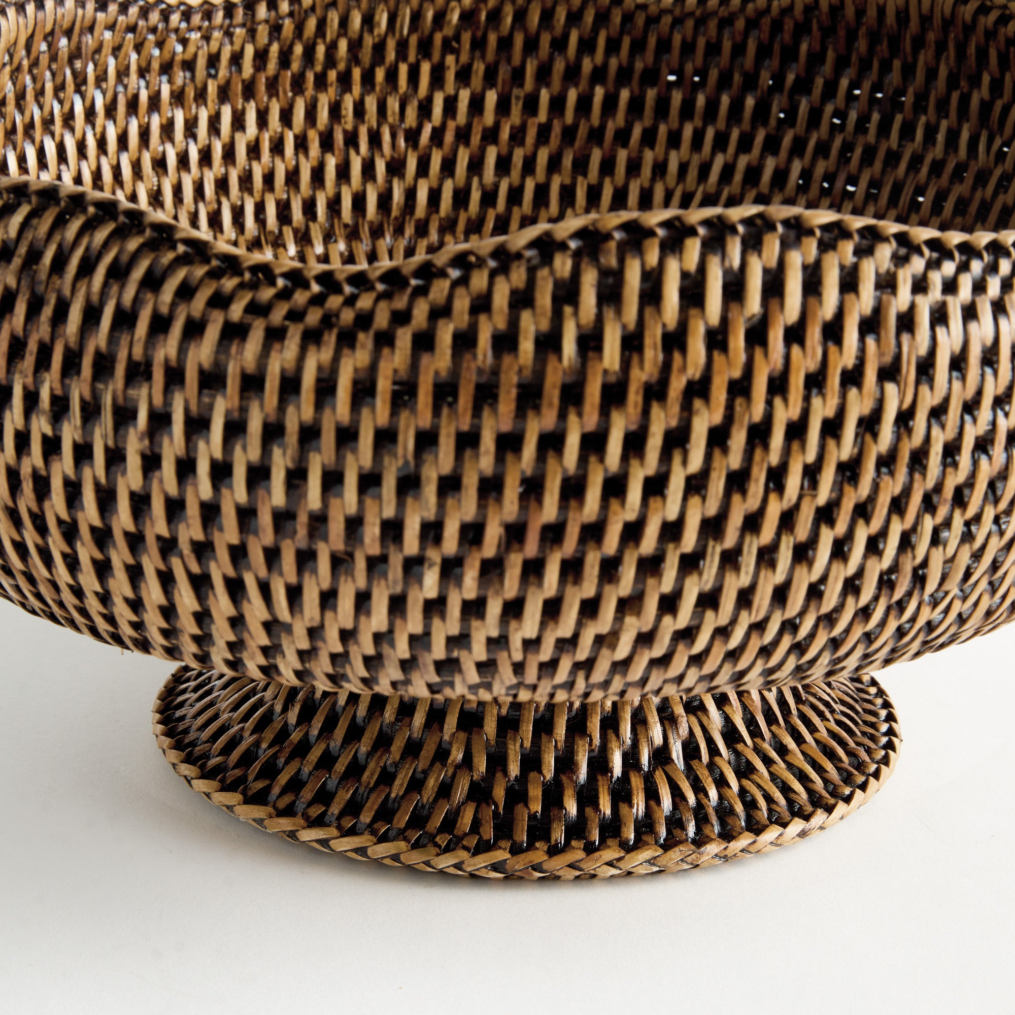 Burma Rattan Footed Bowl - View 6