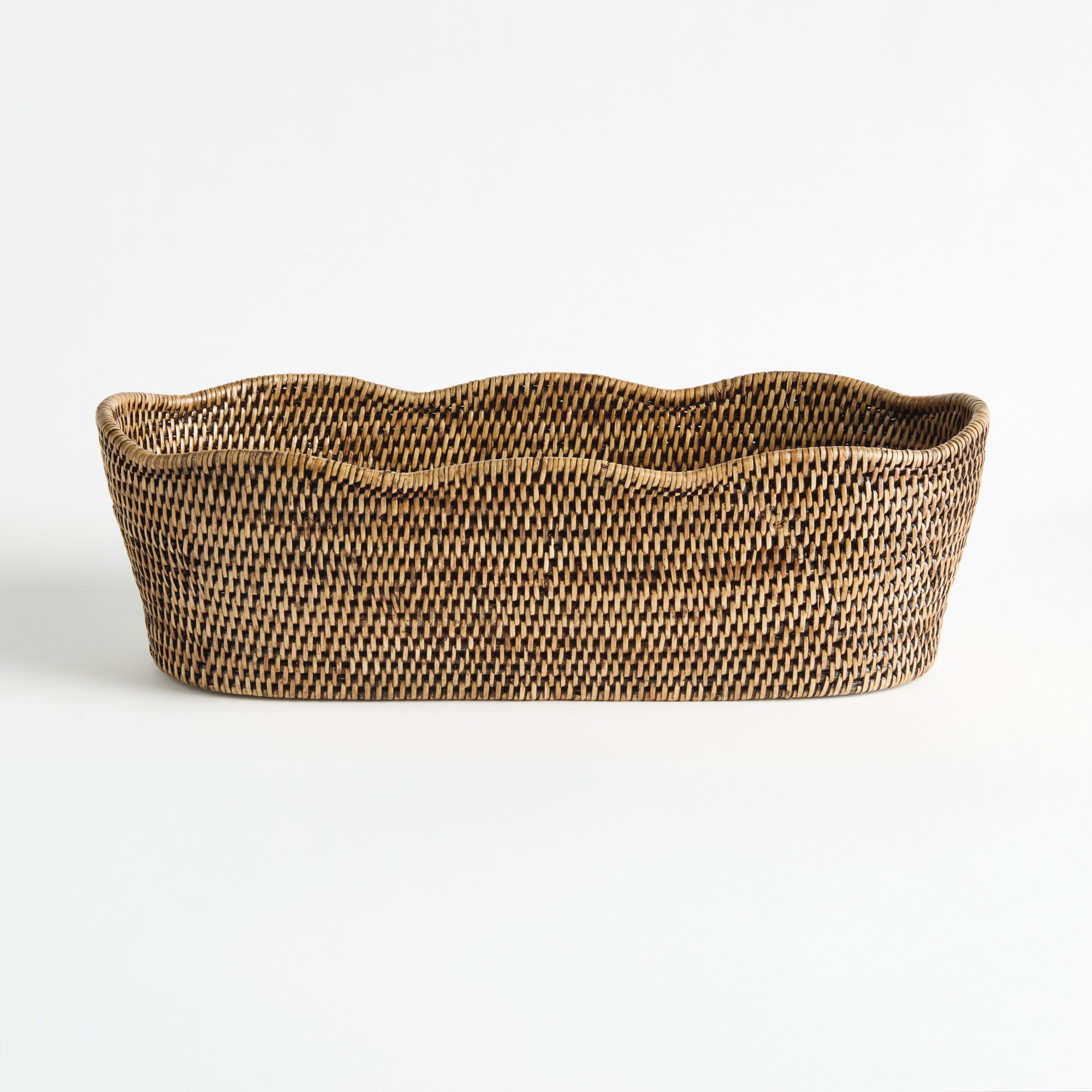 Burma Rattan Oval Cachepot - View 3