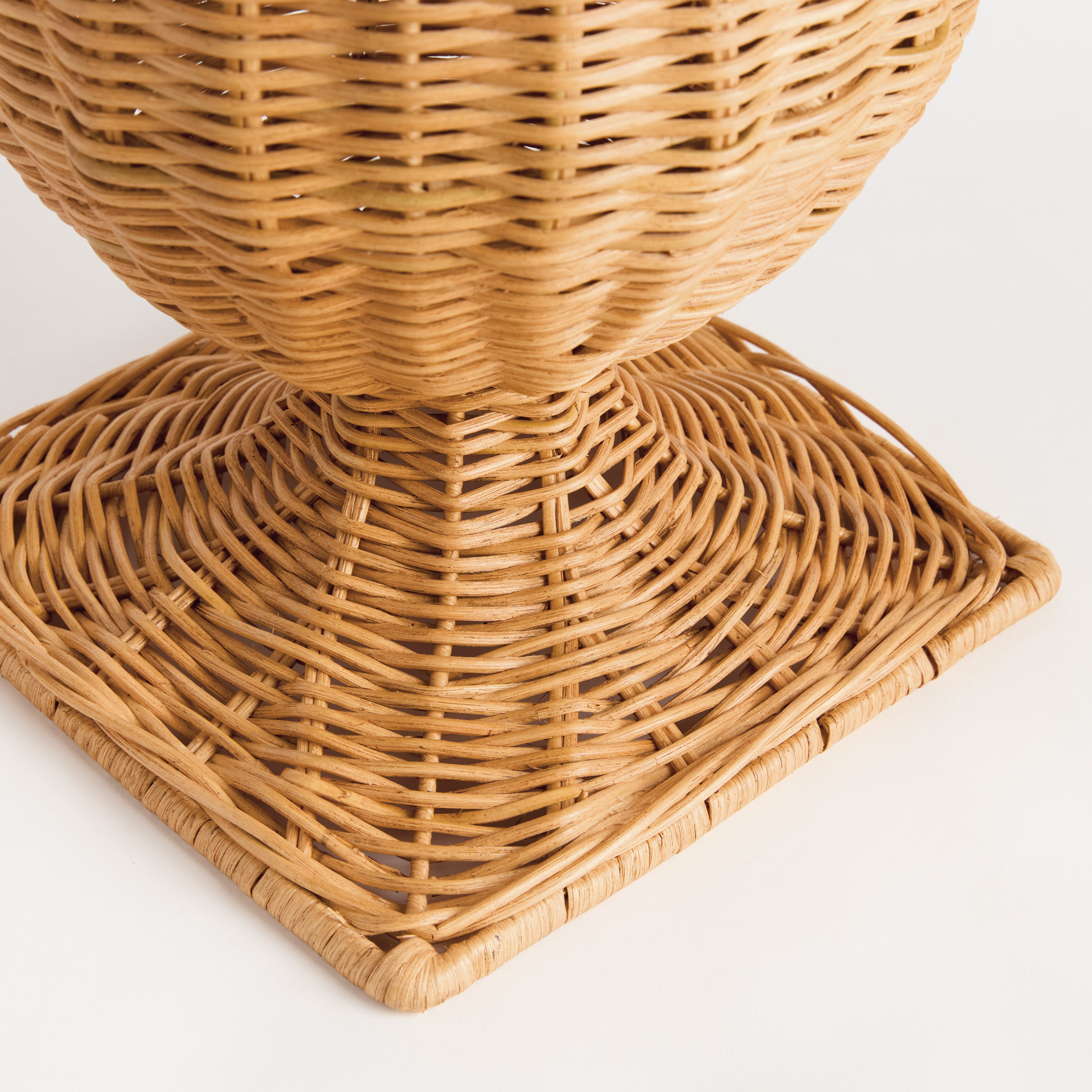 Chesapeake Rattan Footed Urn Narrow - View 2