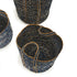 Denim Round Baskets, Set Of 3 - View 4