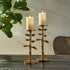 BRIER CANDLE STANDS, SET OF 2 - view 2