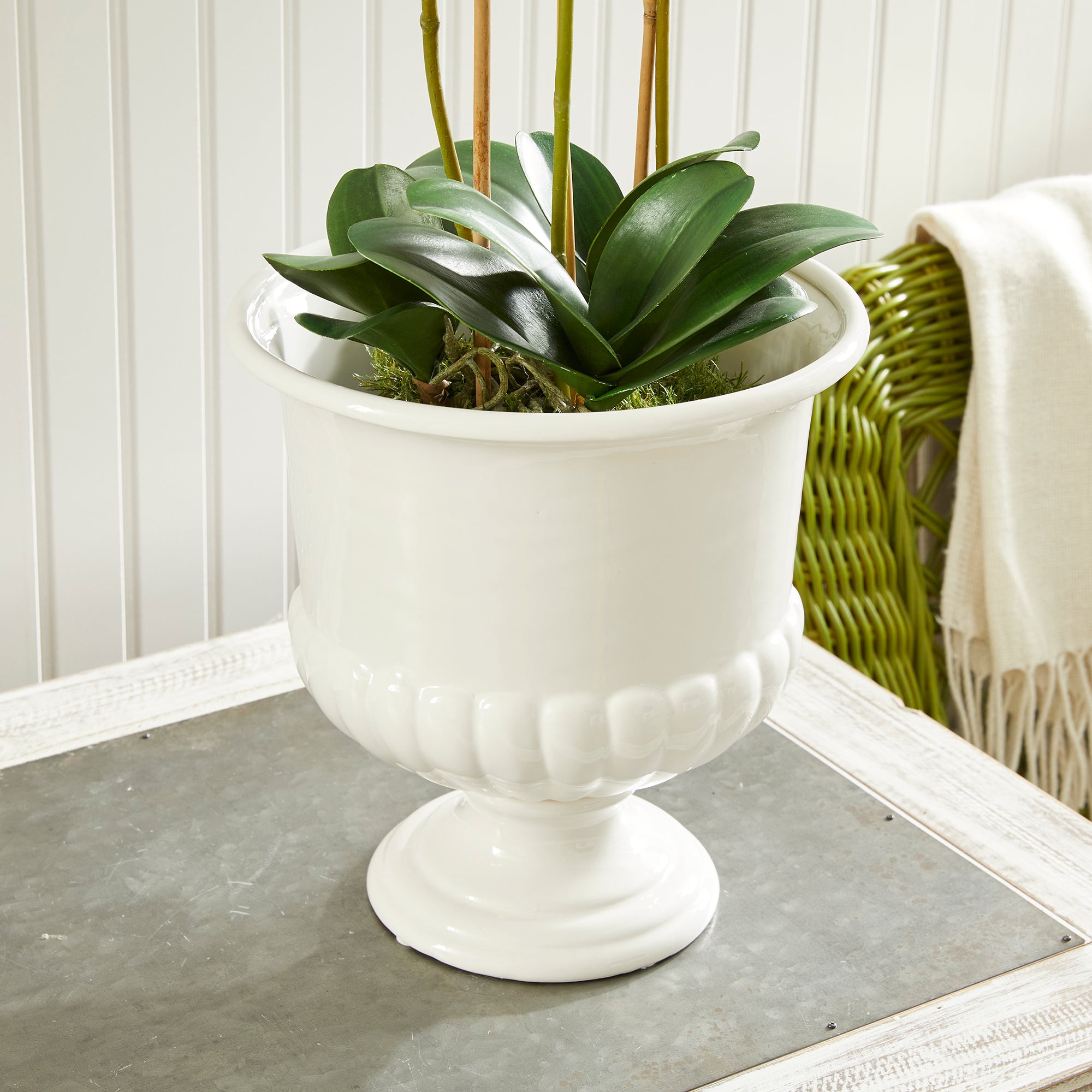 MIRABELLE DECORATIVE PEDESTAL BOWL SMALL - view 6