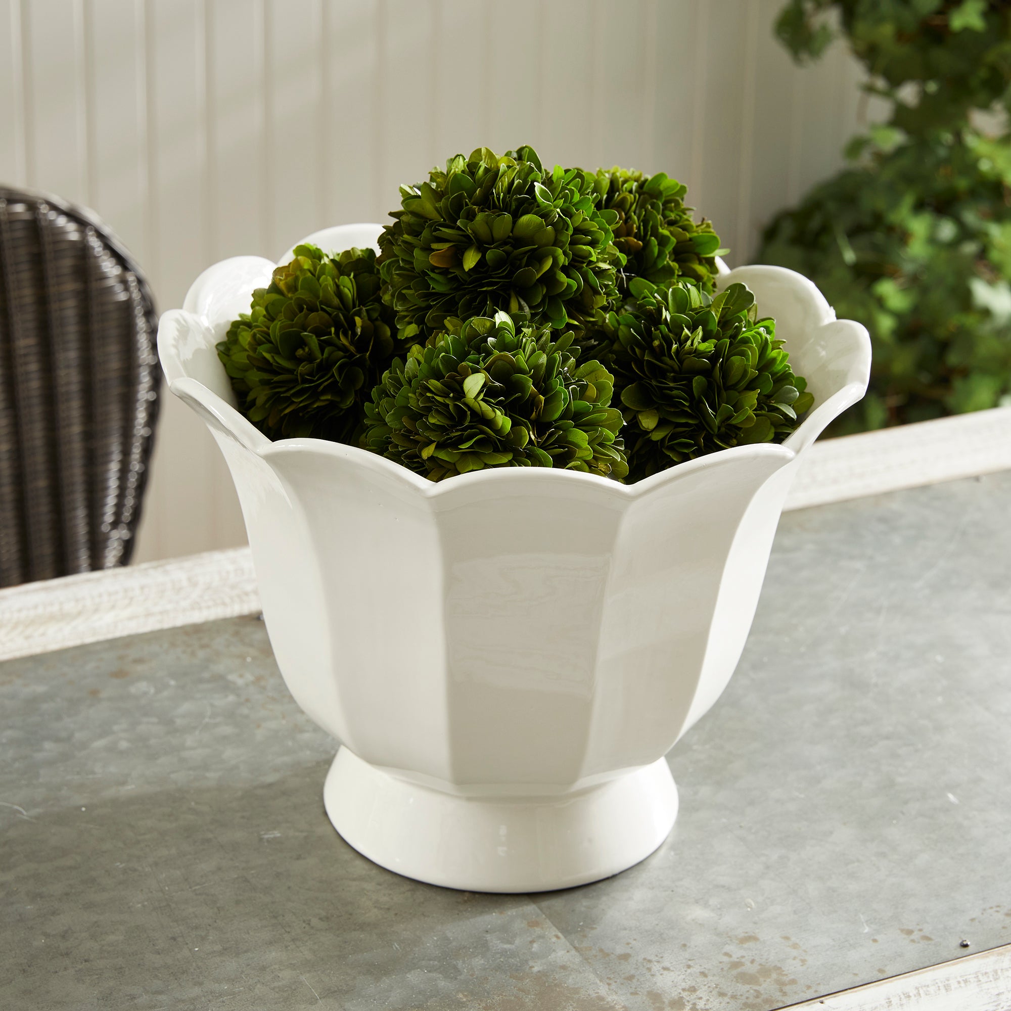 MIRABELLE FLUTED CACHEPOT LARGE - view 5