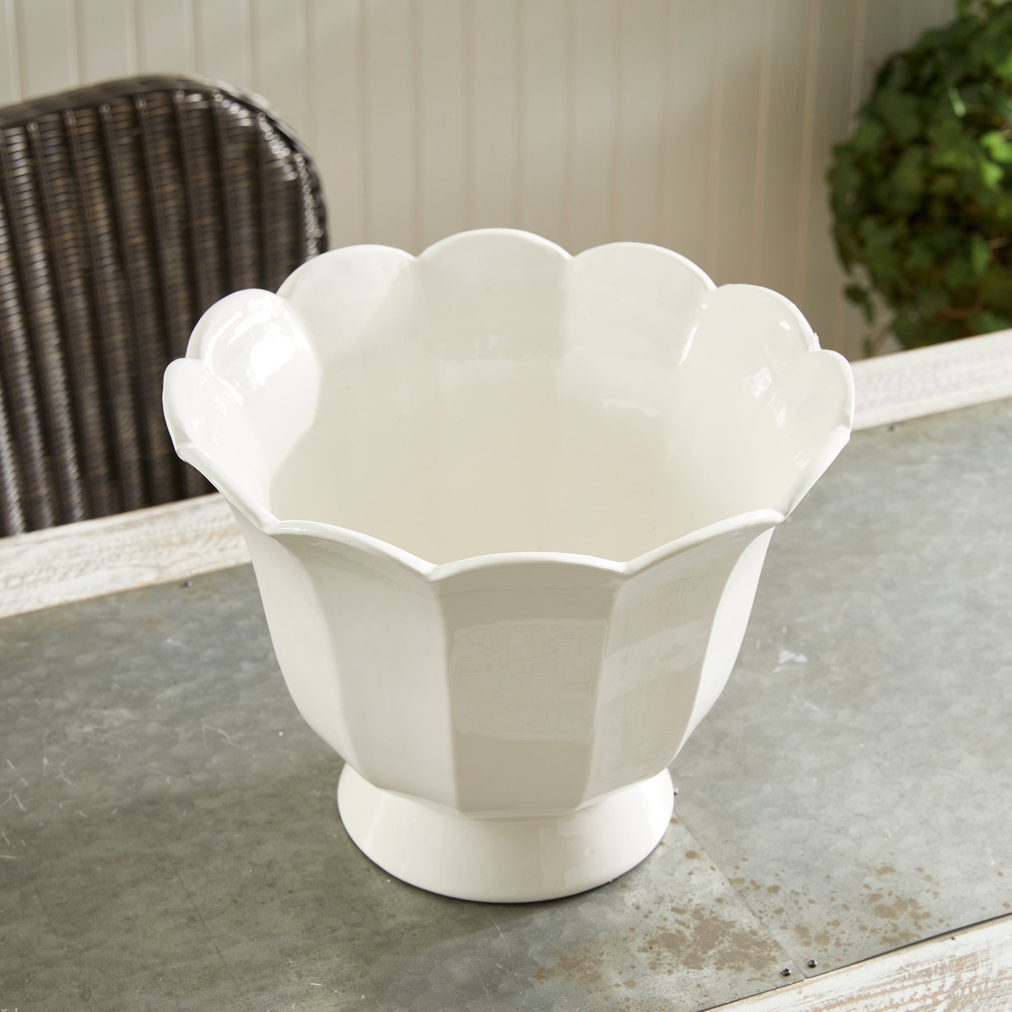 MIRABELLE FLUTED CACHEPOT LARGE - view 6