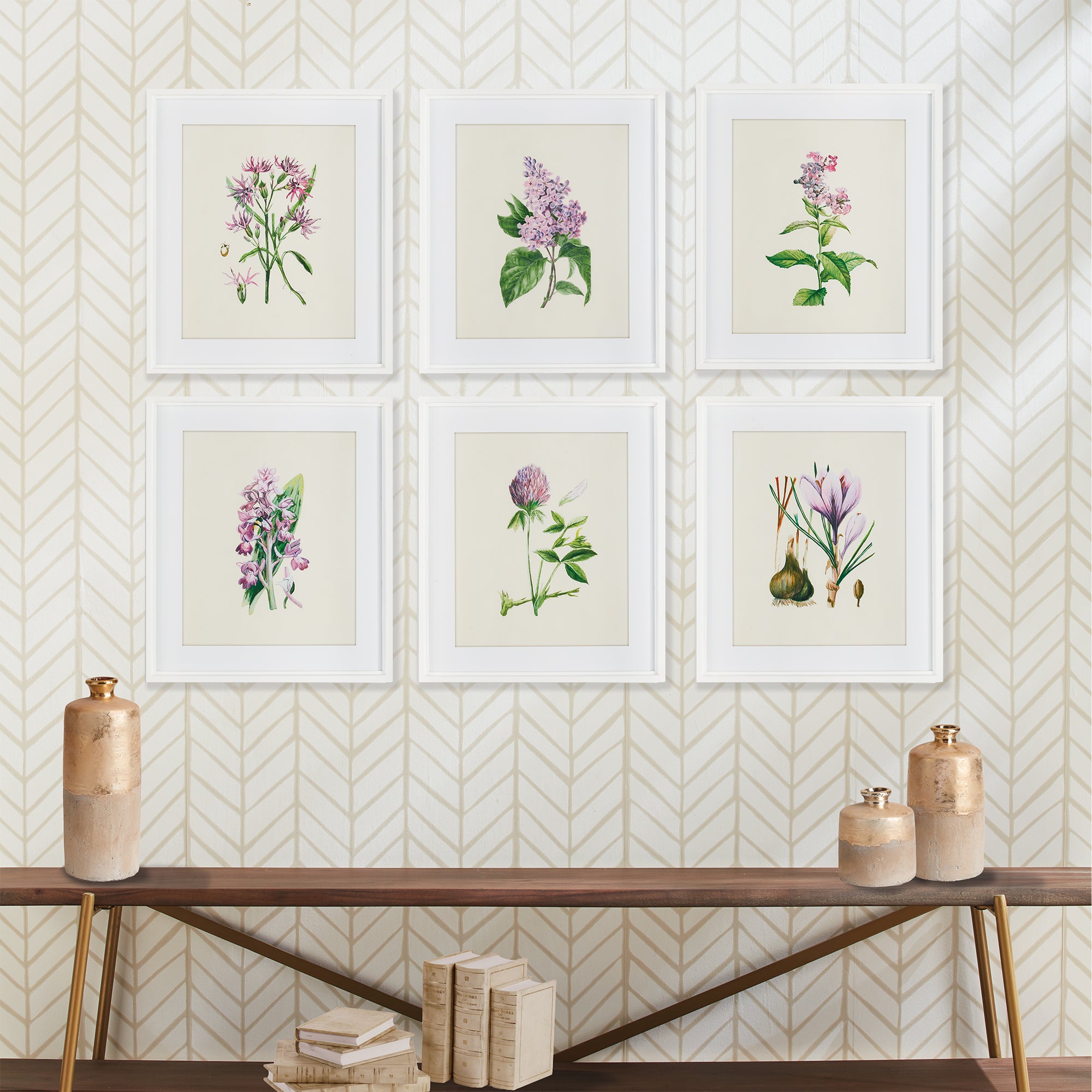 Flower Study Prints, Set Of 6 - View 4