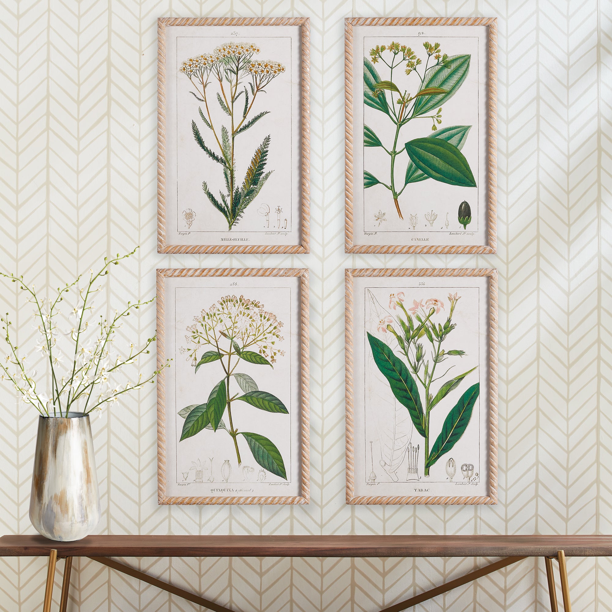 Meadow Botanical Study, Set Of 4 - View 3