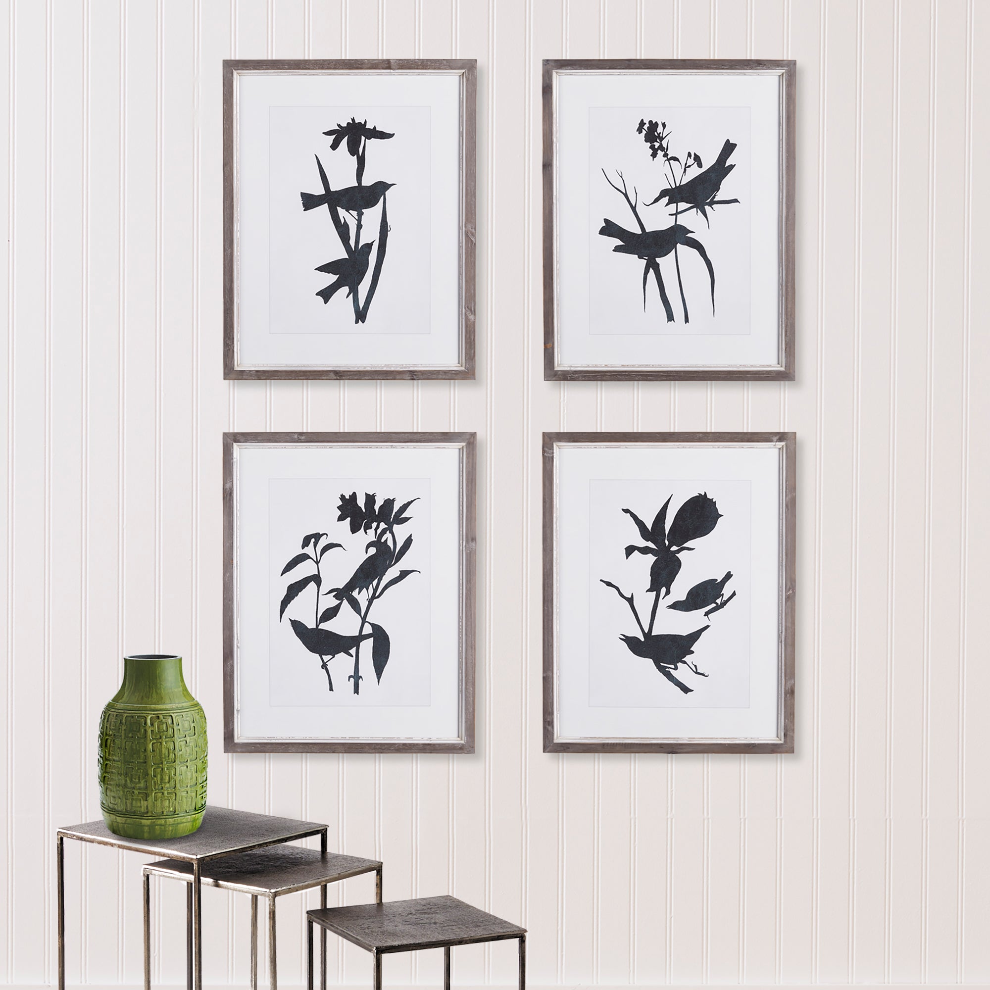Bird Silhouette Prints, Set Of 4 - View 3